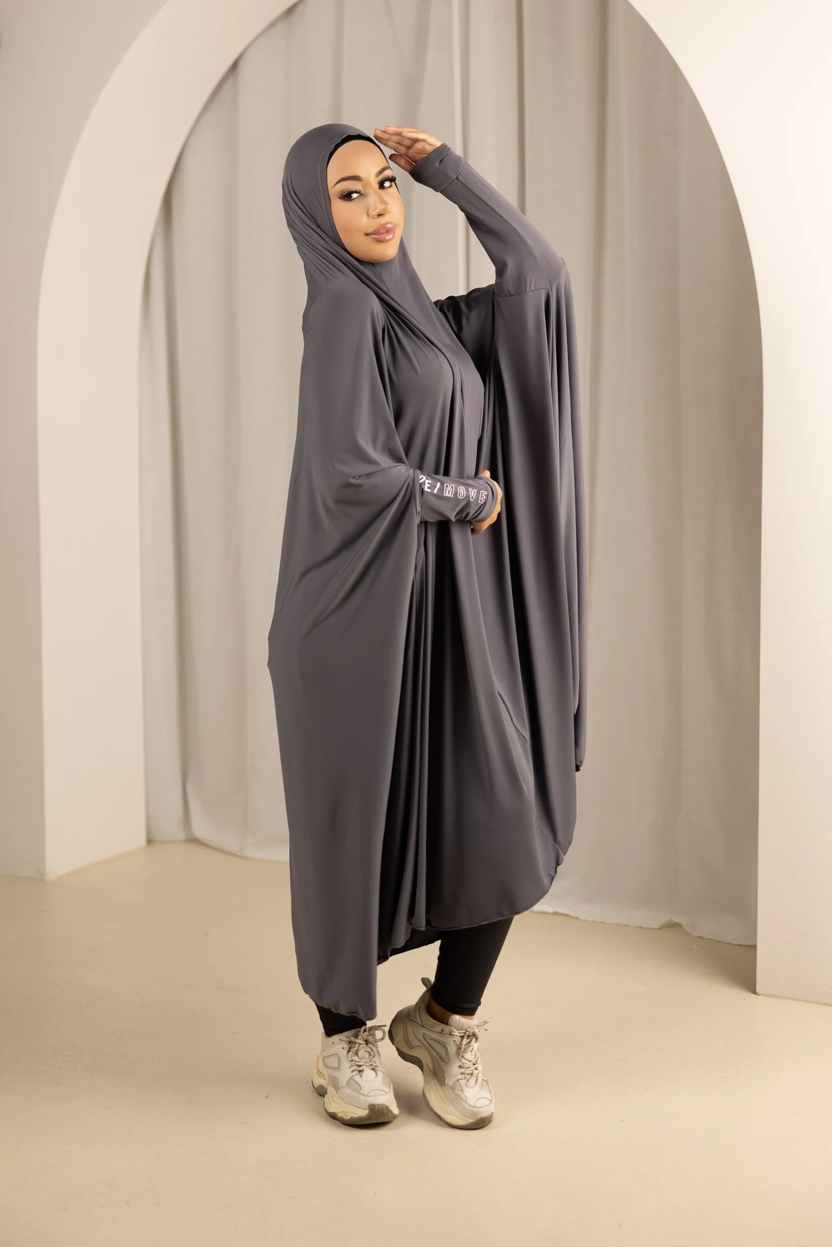 Modelle/Move Sleeve Jilbab - Dark Shades - Image 19