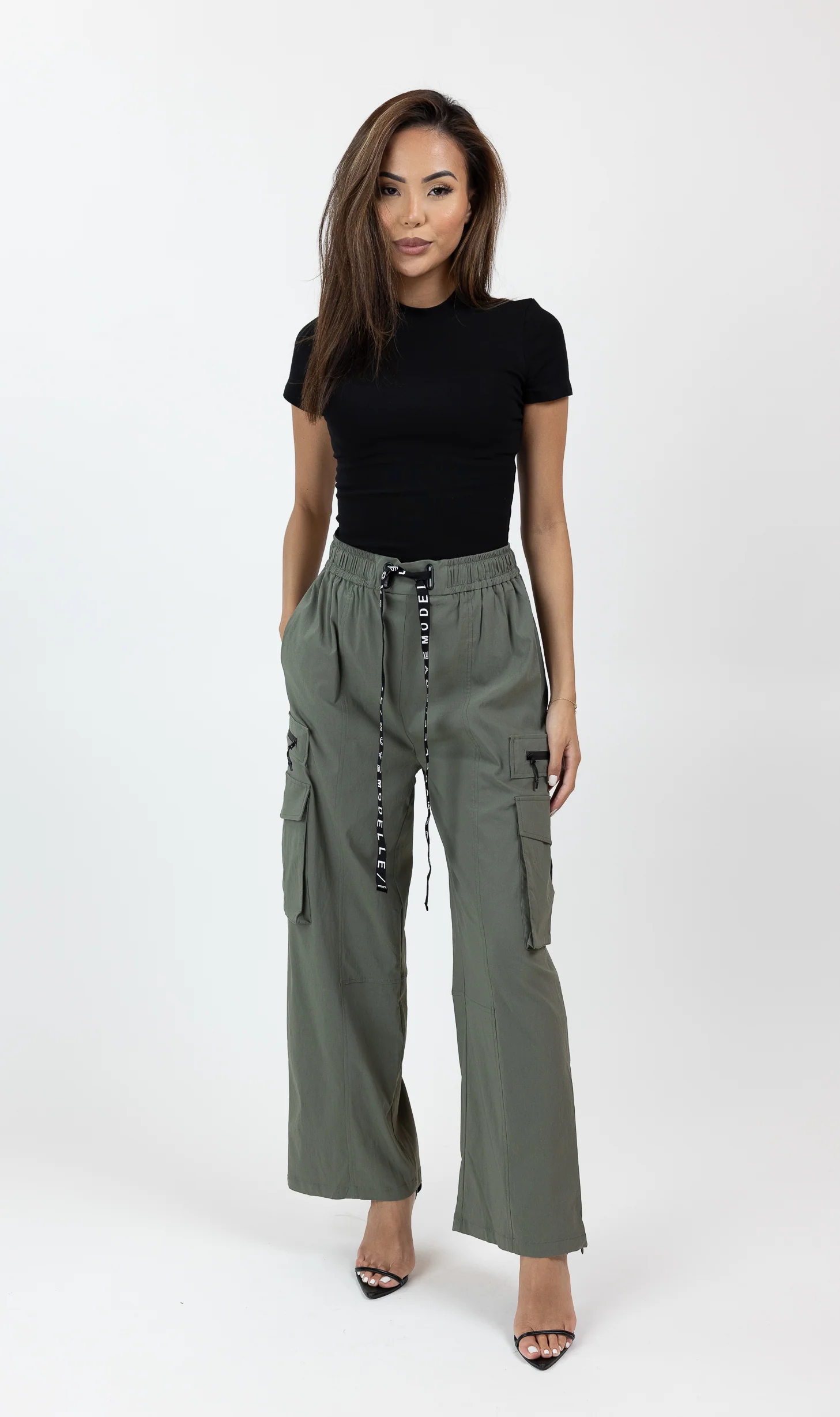 Modelle/Move Wide Leg Cargo Pants - Image 3