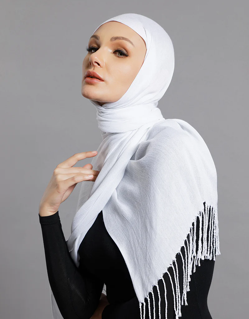 Modelle Twisted Scarves - Shades of White - Image 2