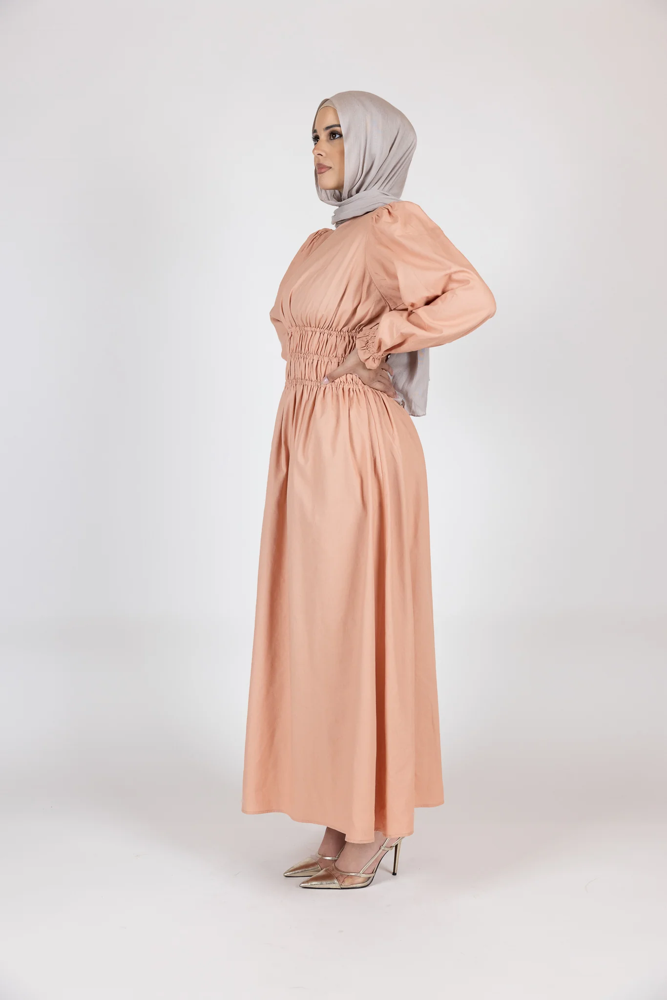 Myra Stitch Waist Dress - Image 13
