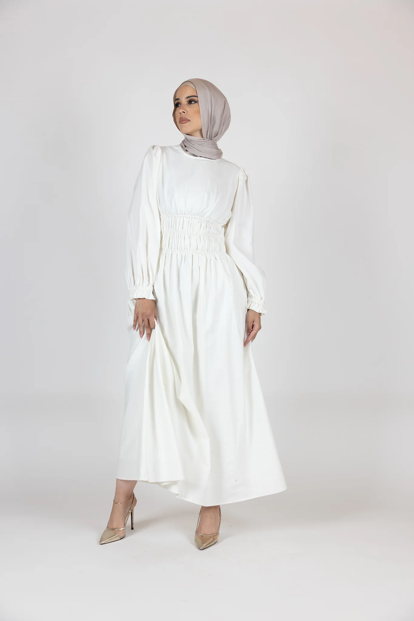 Myra Stitch Waist Dress - Image 5