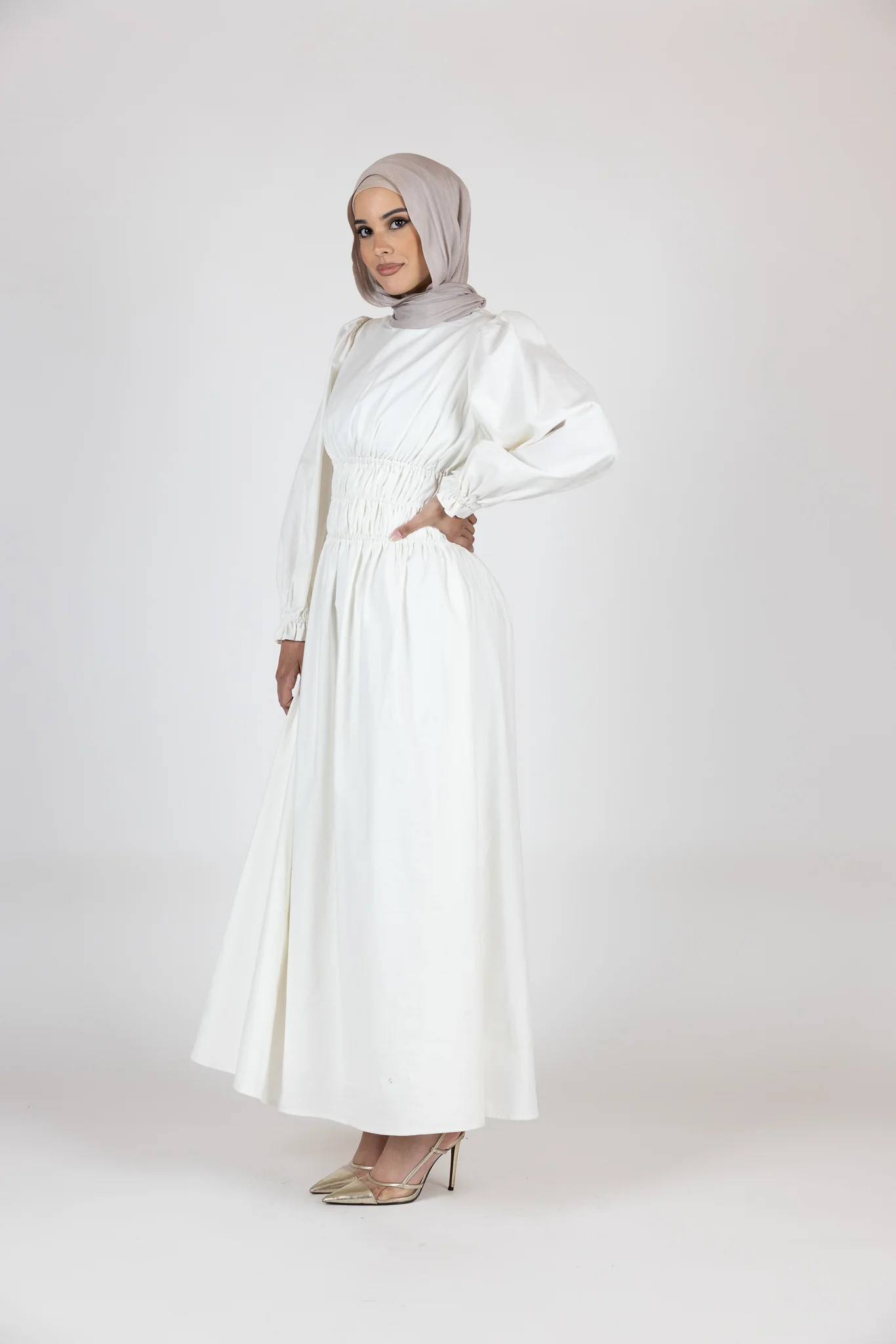 Myra Stitch Waist Dress - Image 6