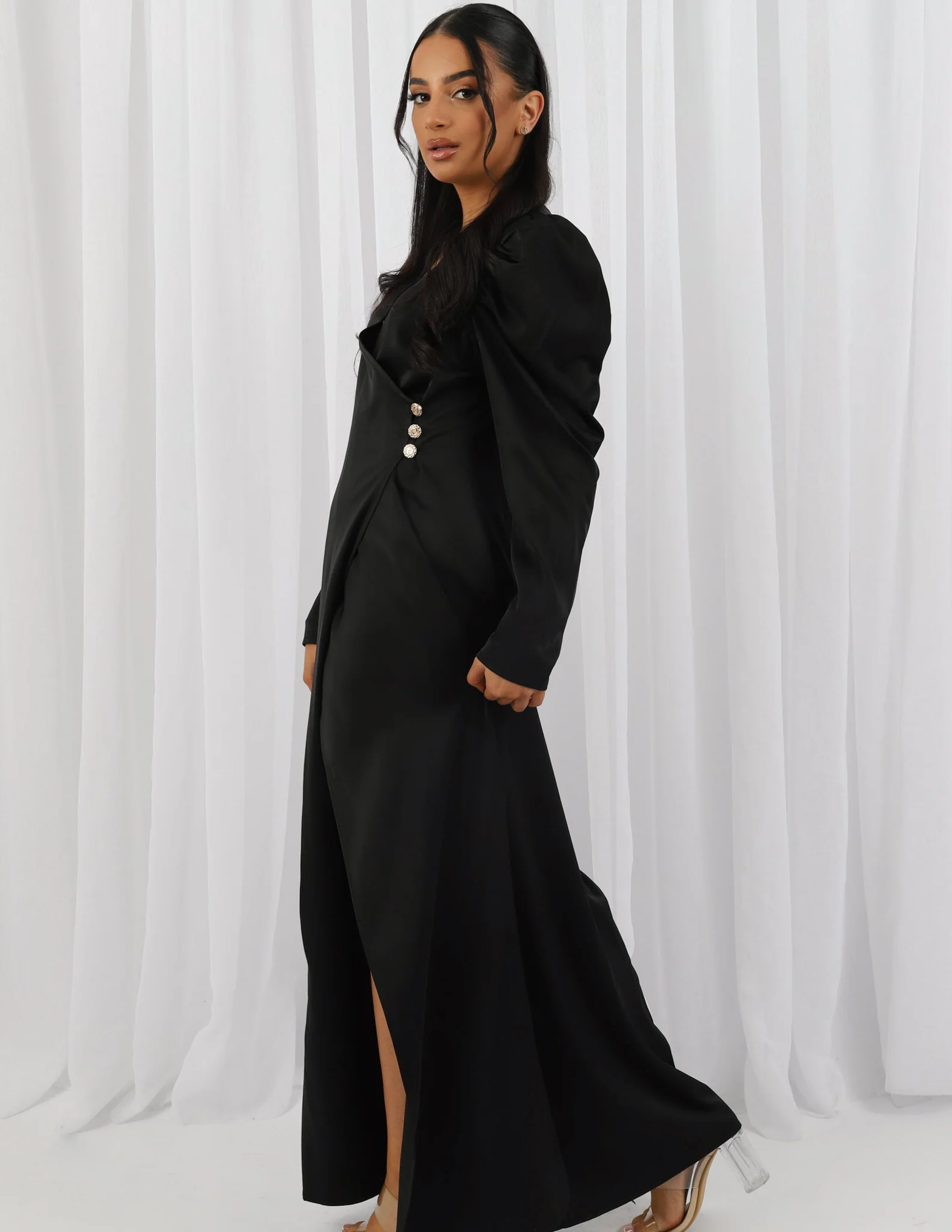 Myriam Wrap Detailed Dress - Image 11