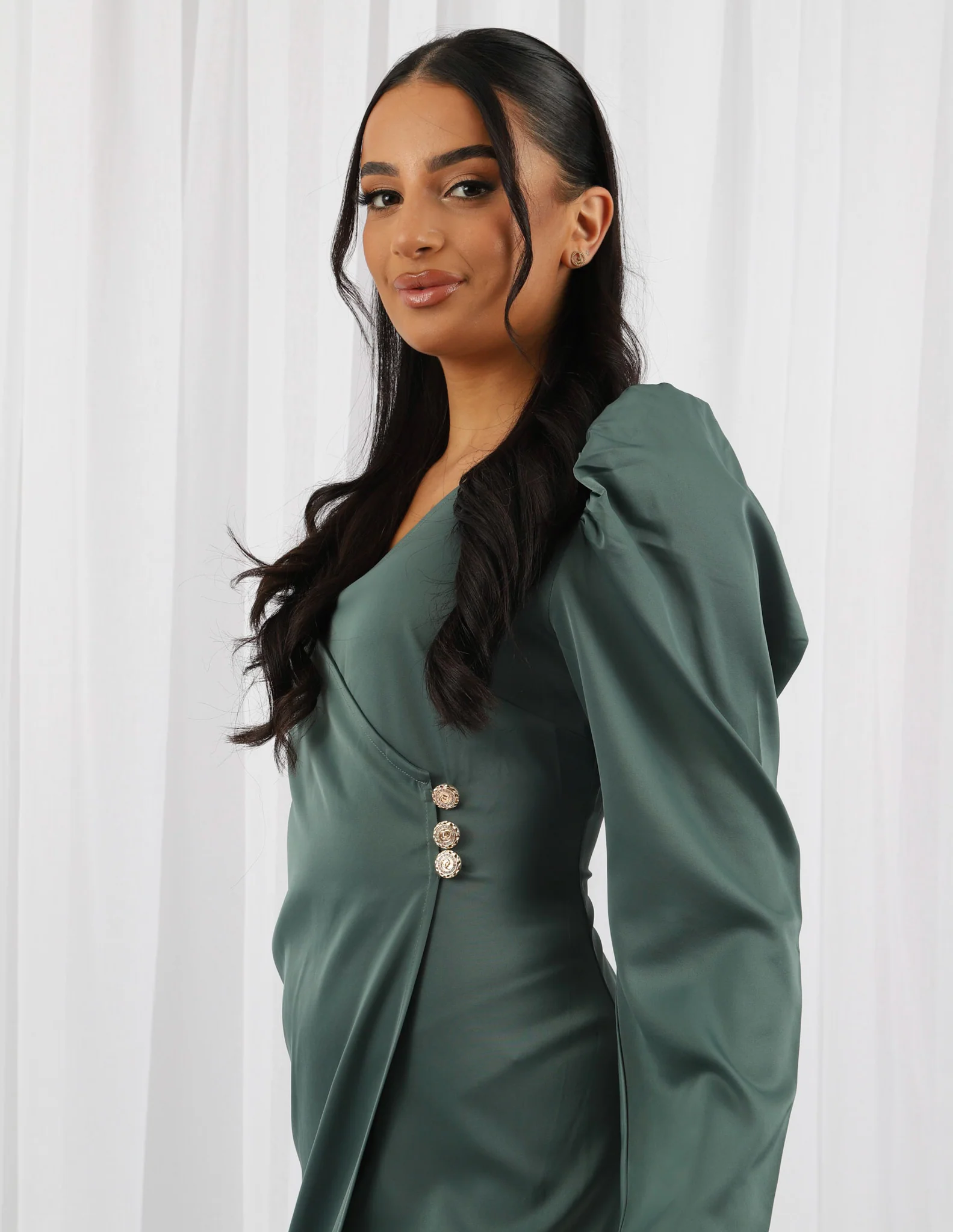 Myriam Wrap Detailed Dress - Image 14