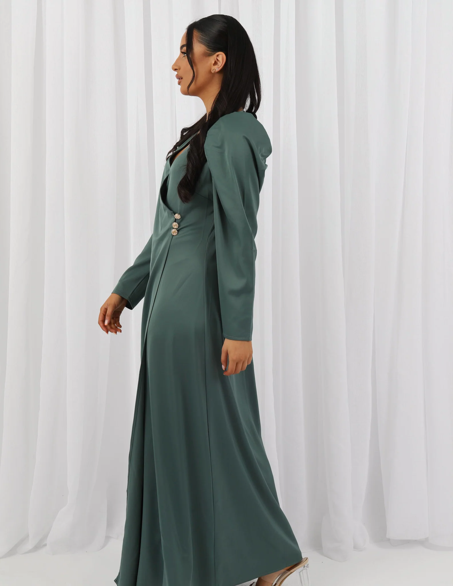 Myriam Wrap Detailed Dress - Image 17