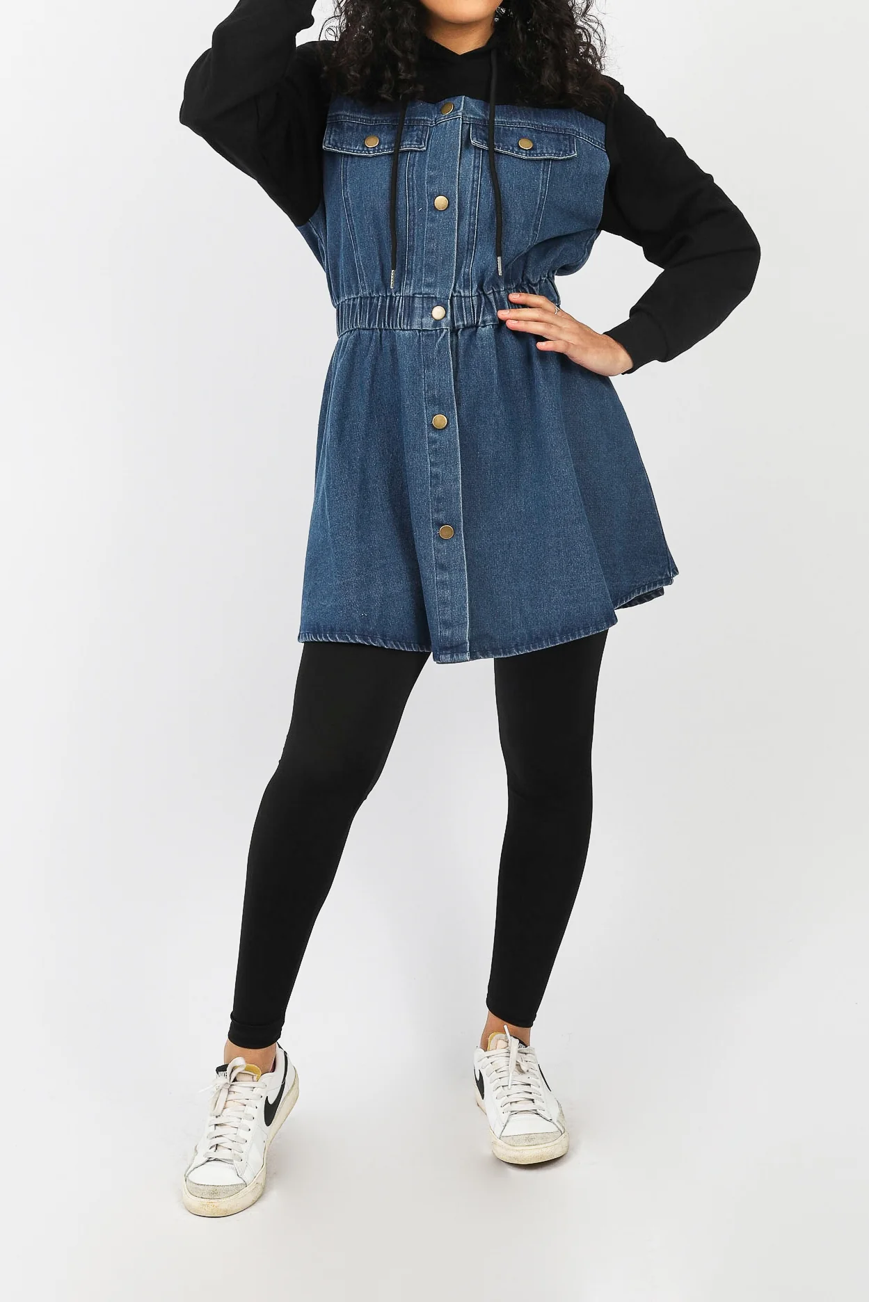 Neena Track Denim Top - Image 7