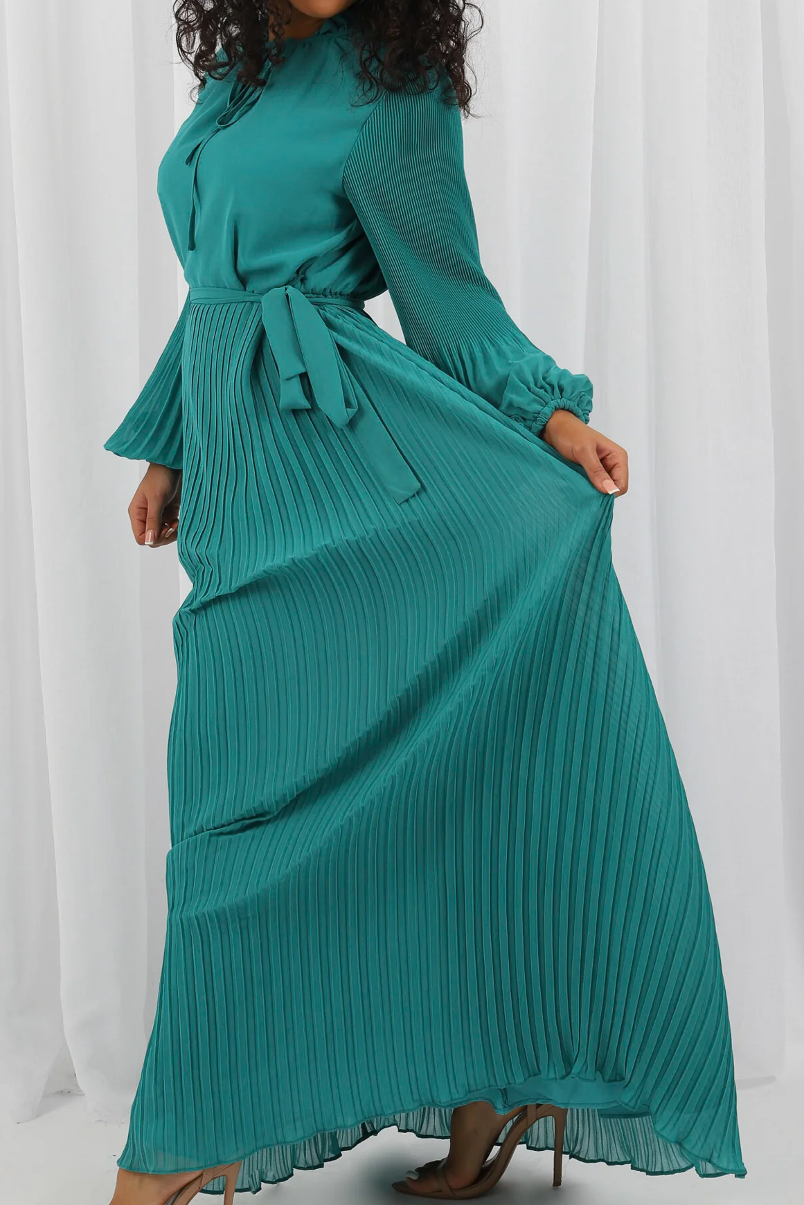 Nikita Pleat Detailed Dress - Image 15
