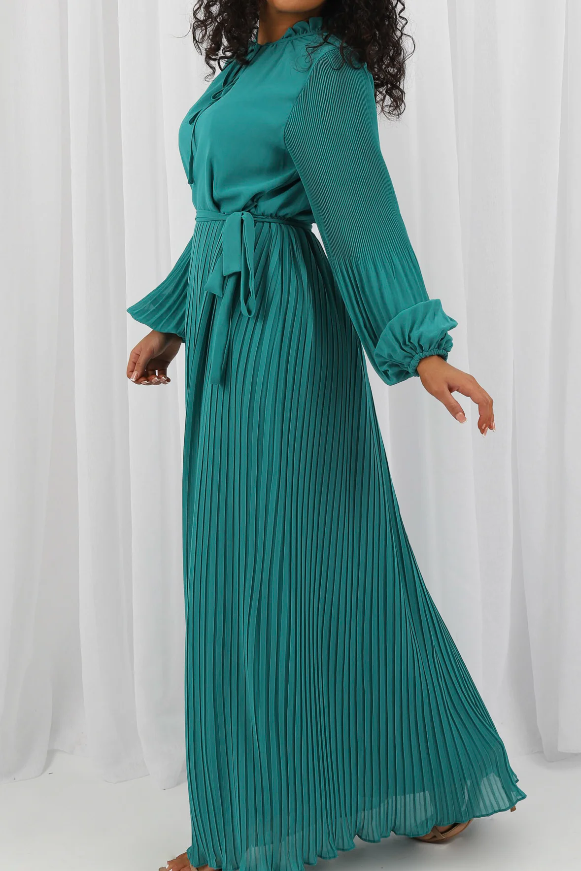 Nikita Pleat Detailed Dress - Image 16