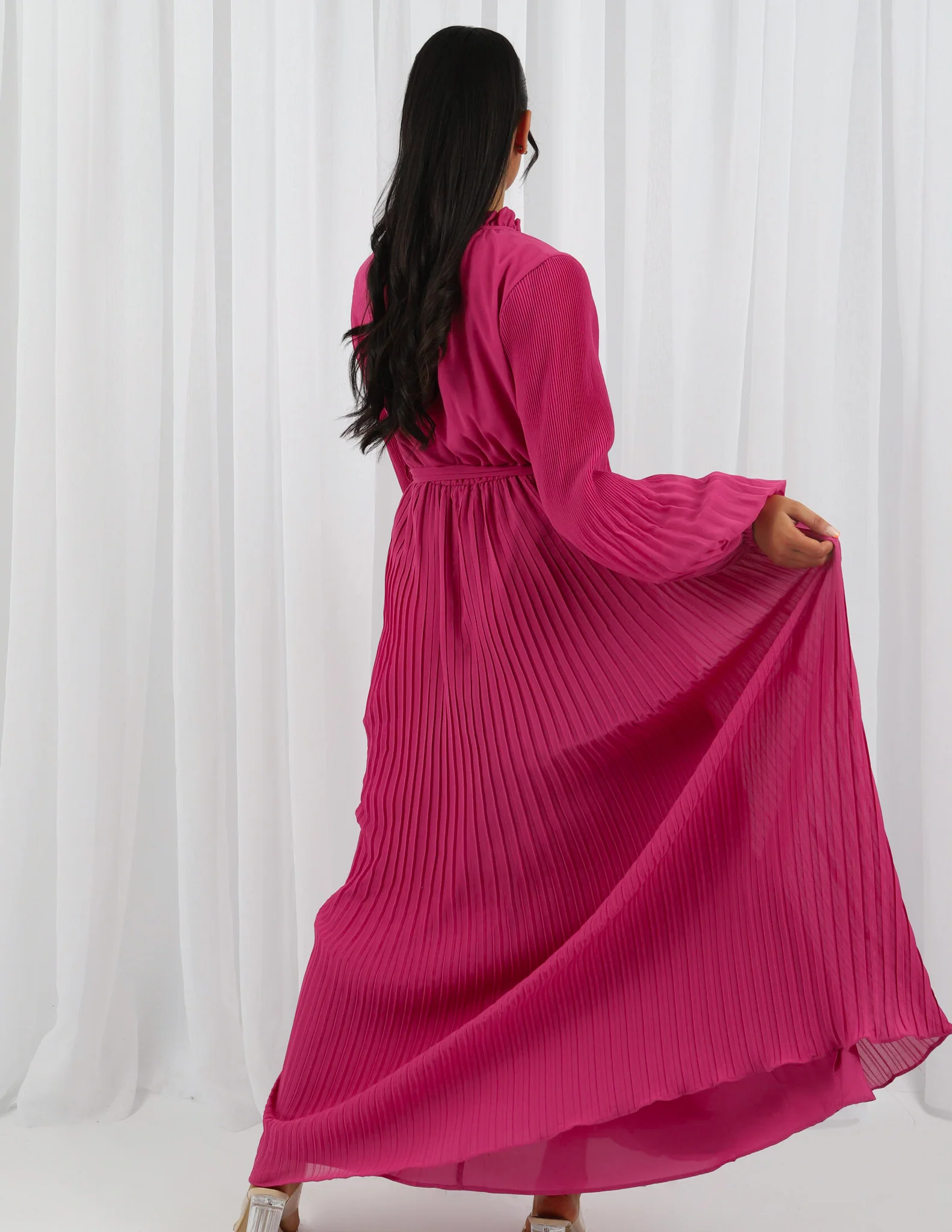 Nikita Pleat Detailed Dress - Image 3