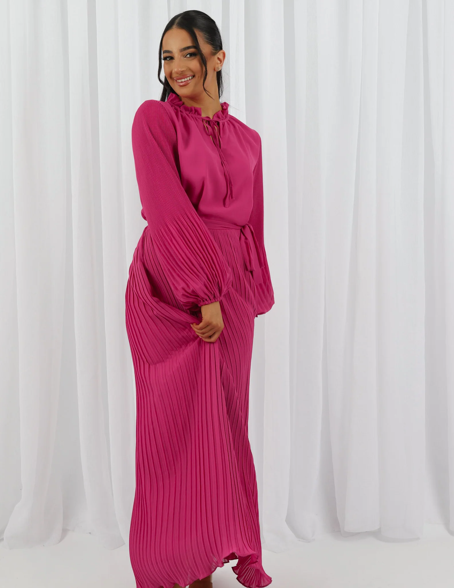 Nikita Pleat Detailed Dress - Image 5
