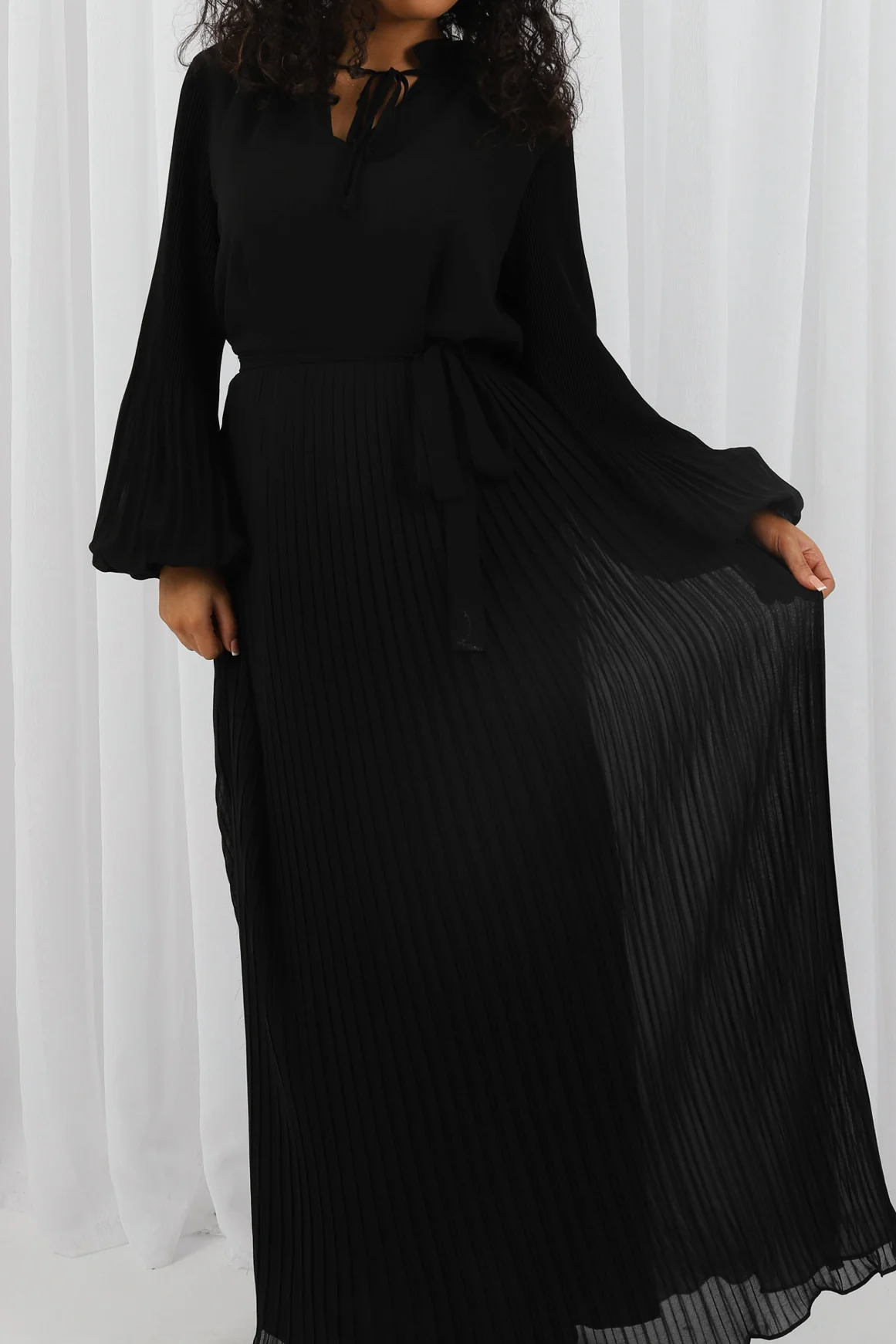 Nikita Pleat Detailed Dress - Image 7