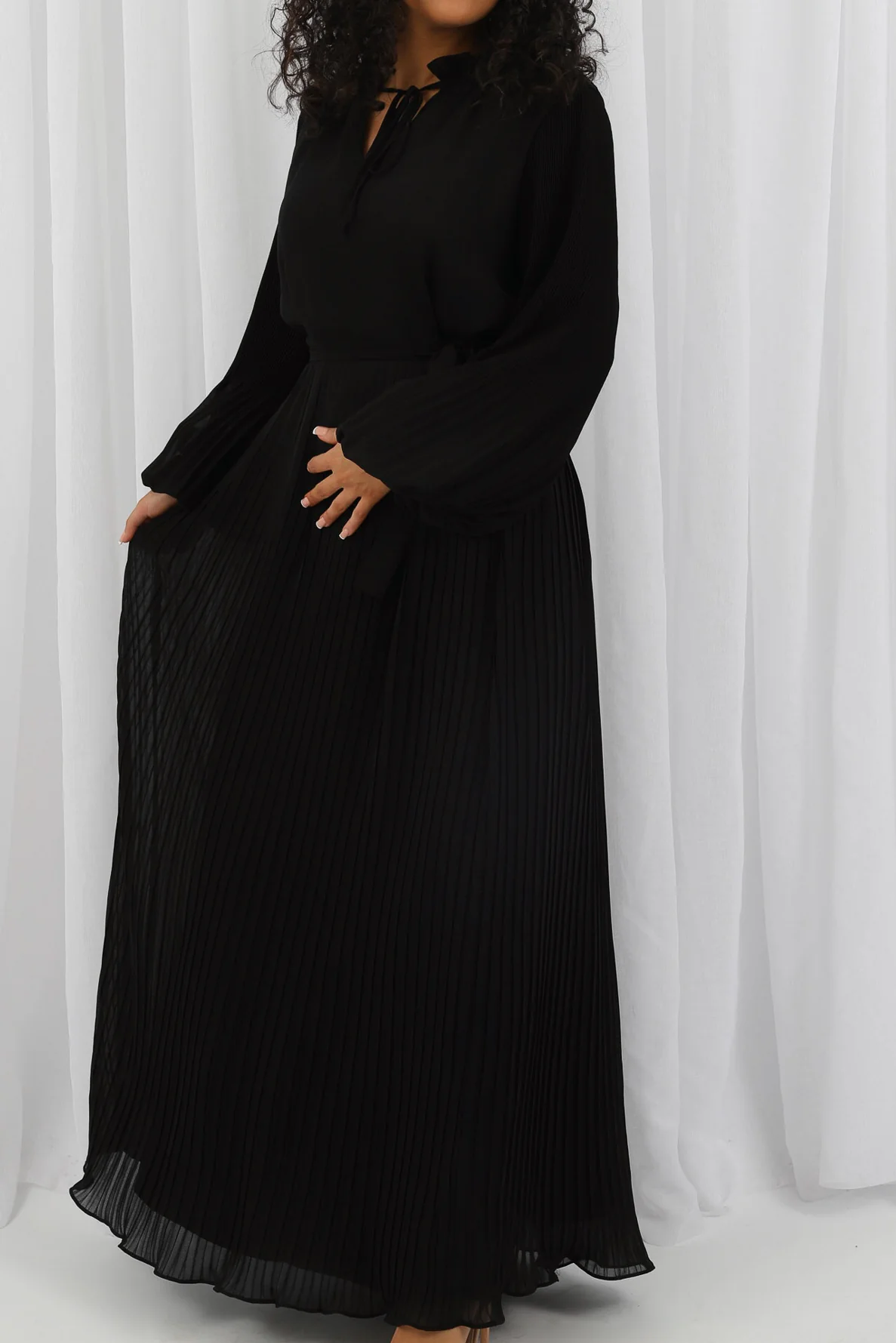 Nikita Pleat Detailed Dress - Image 8