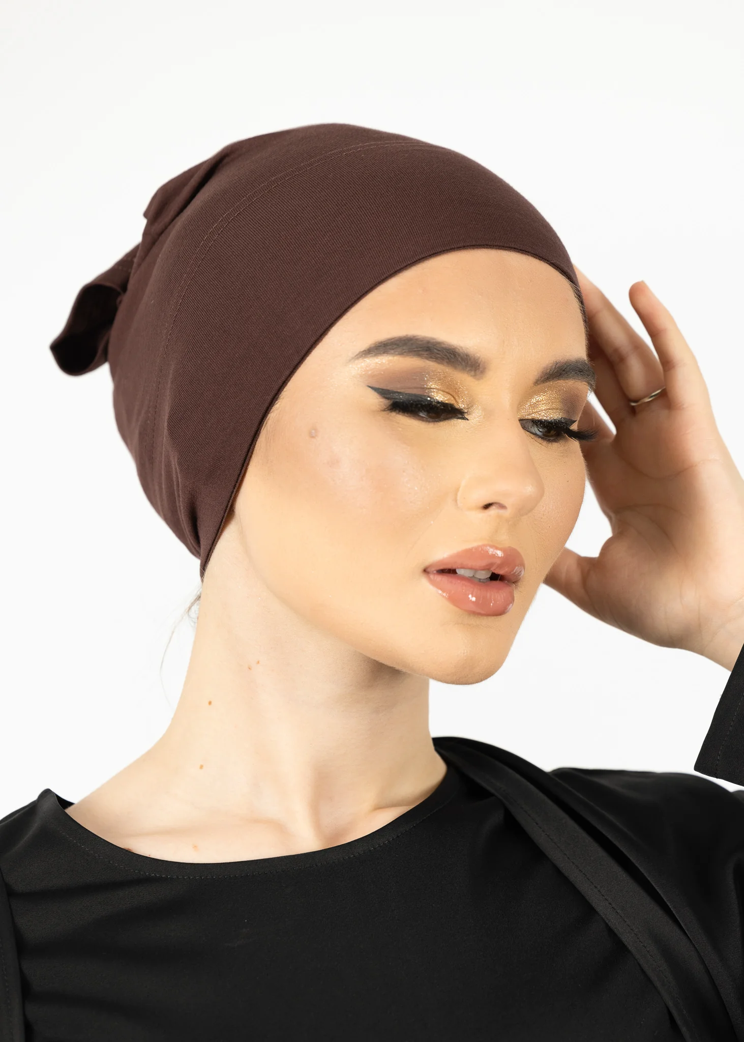 Non Slip Open Cap - Shades of Brown - Image 5