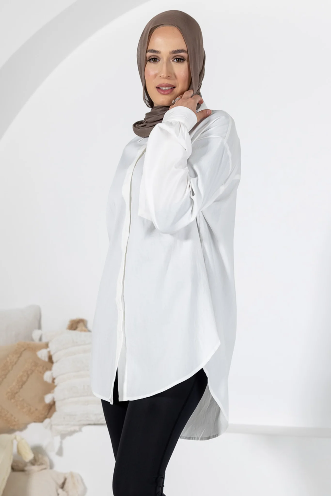 Nyra Button Blouse - Image 2