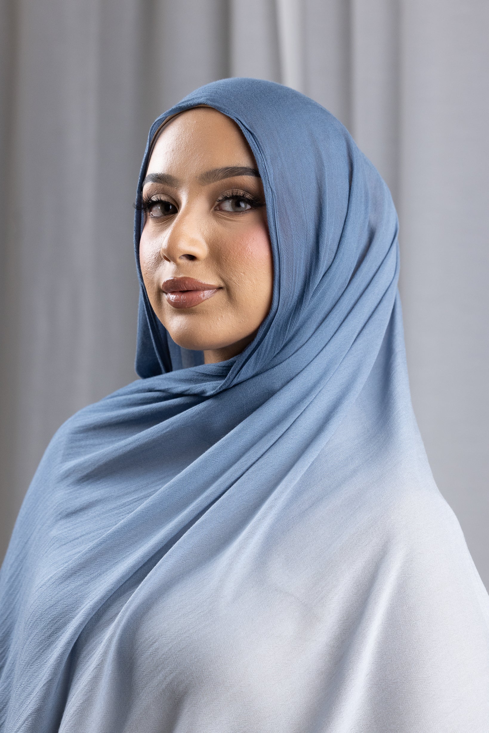 Ombre Modal Shawl - Shades of  Blue