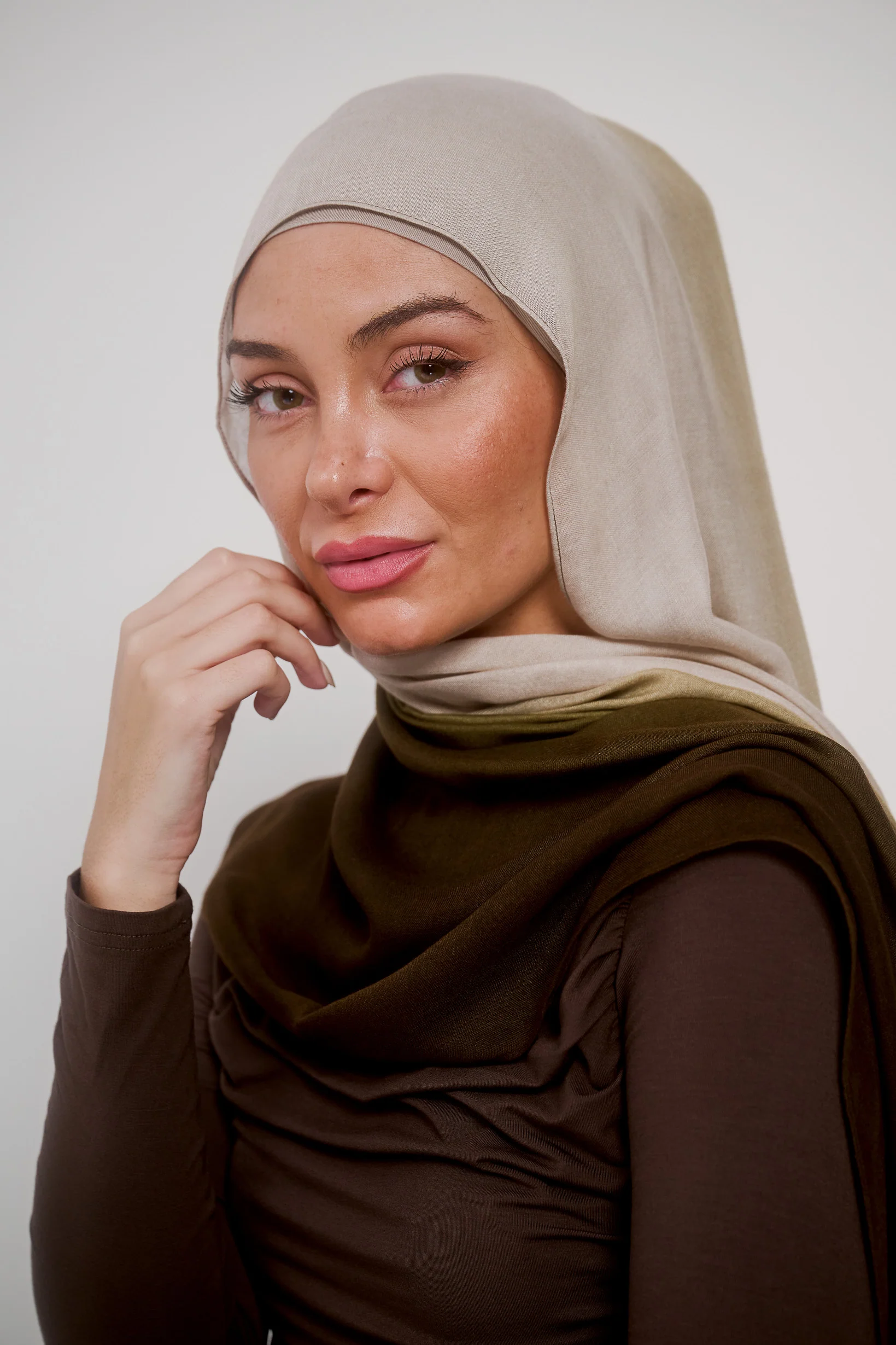 Ombre Modal Shawl - Shades of Orange - Image 9