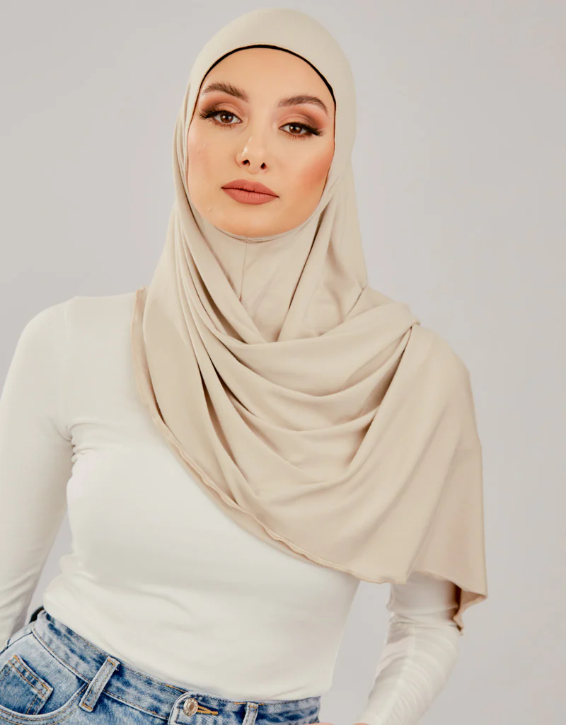 One Piece Jersey Scarf - Light Shades - Image 5