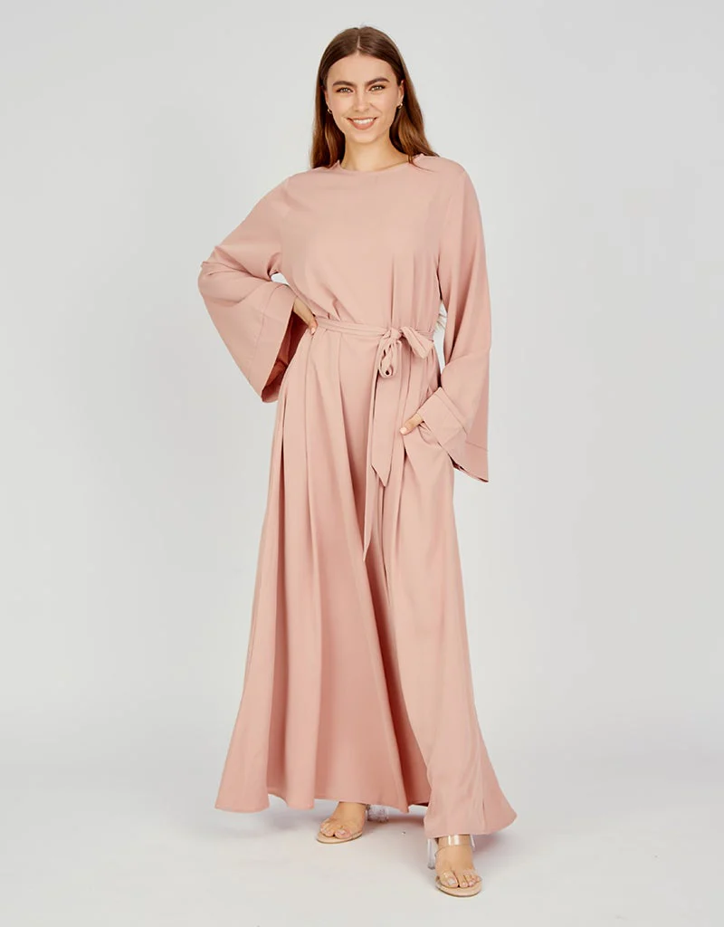 Open Sleeve Abaya - Shades of Pink - Image 12
