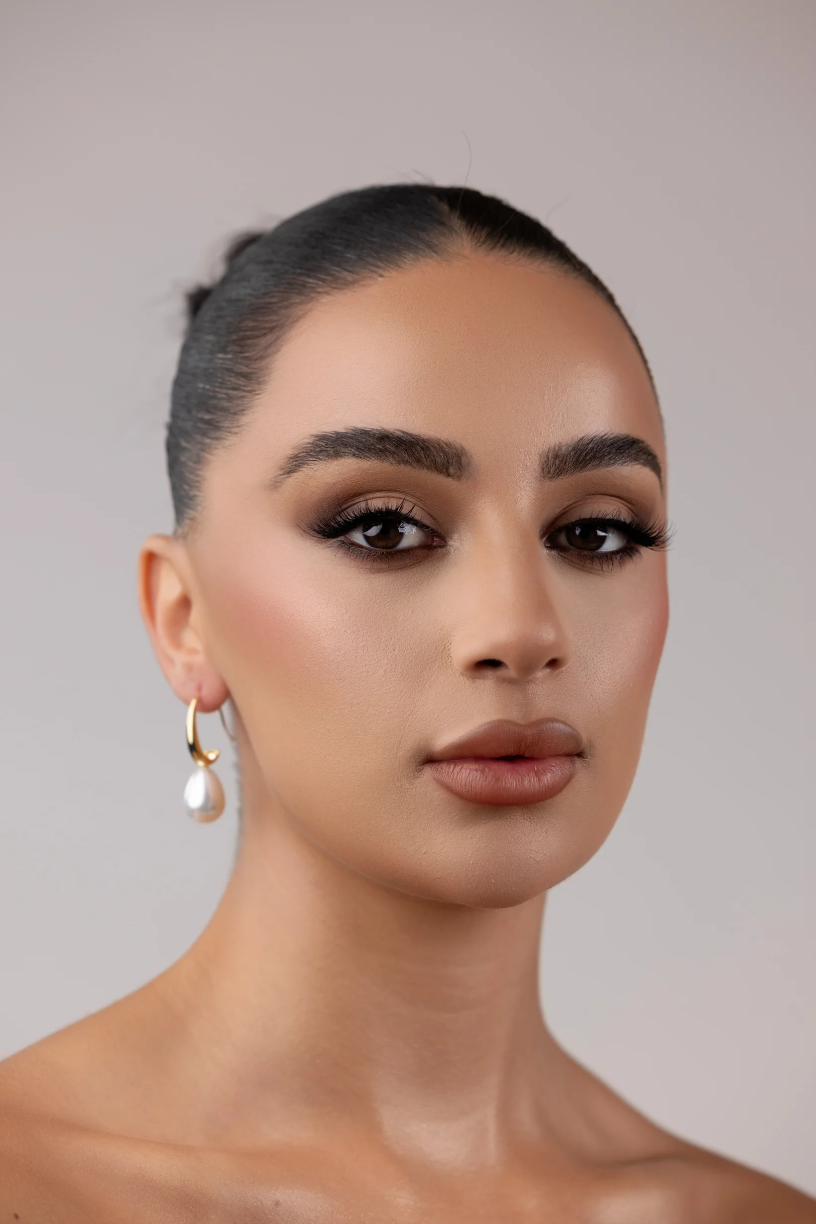 Pearl Drop Earrings - Image 2