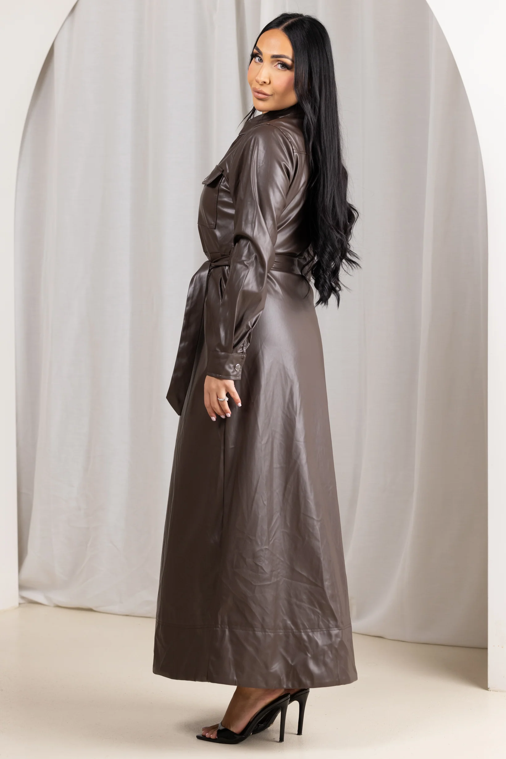 Penelope Button Dress - Image 4