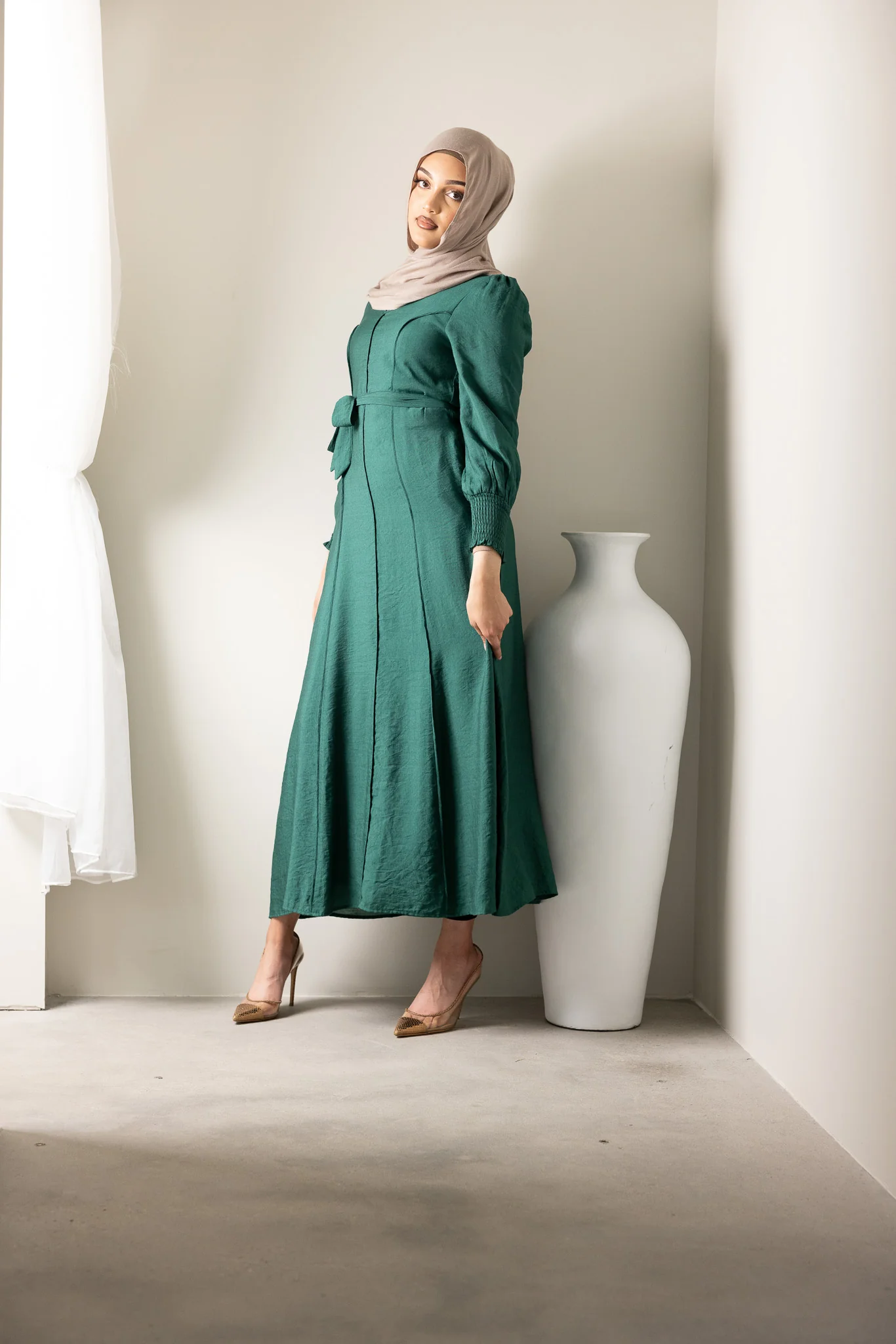 Pin Tuck Maxi Dress - Image 14