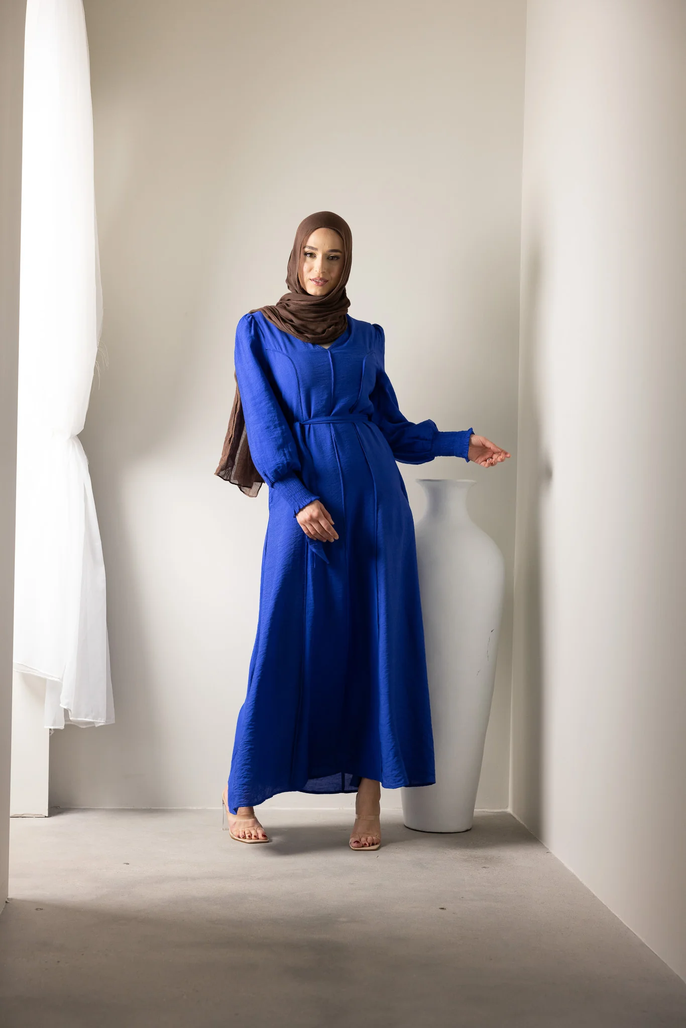 Pin Tuck Maxi Dress - Image 2