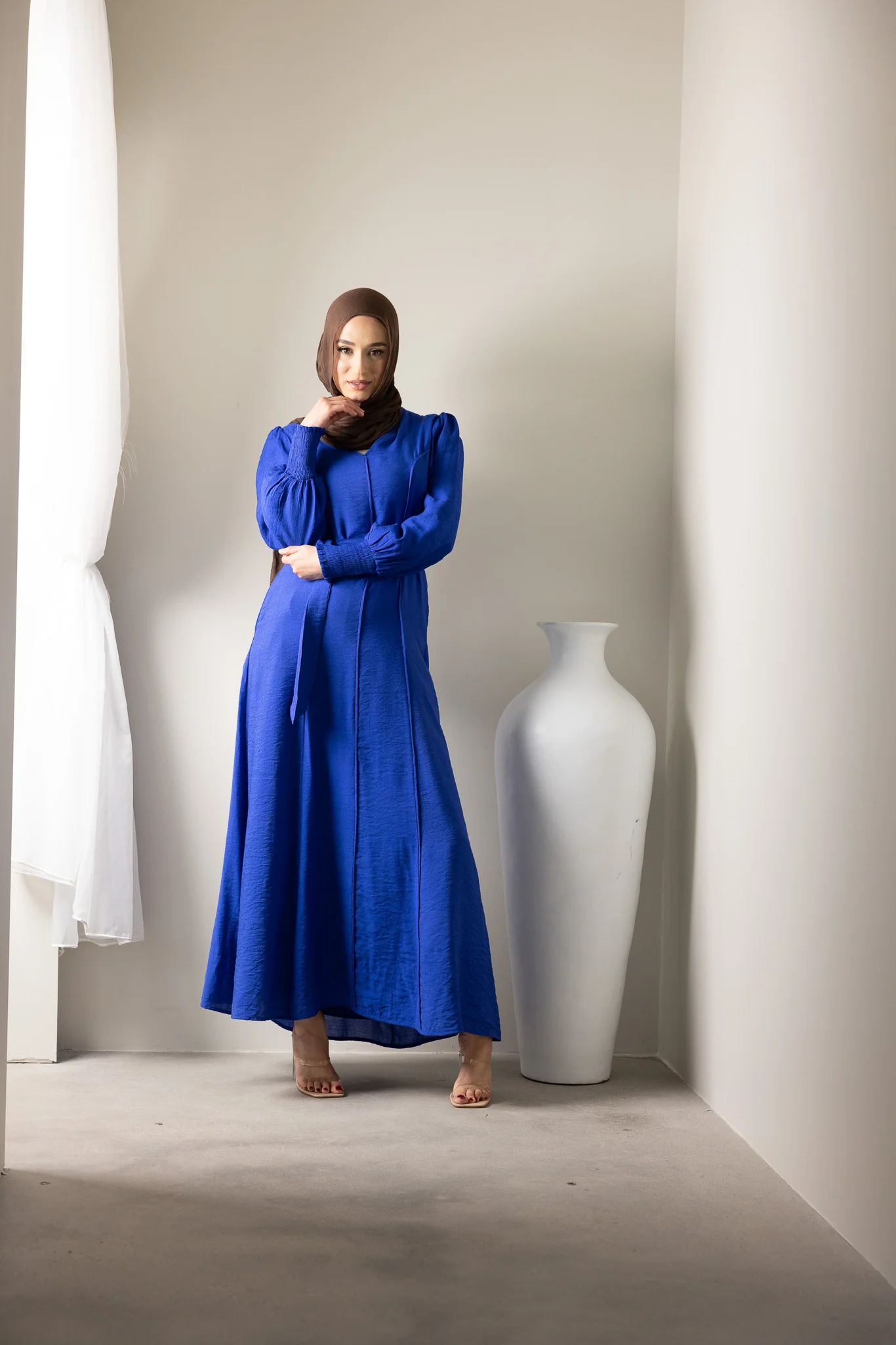 Pin Tuck Maxi Dress - Image 5