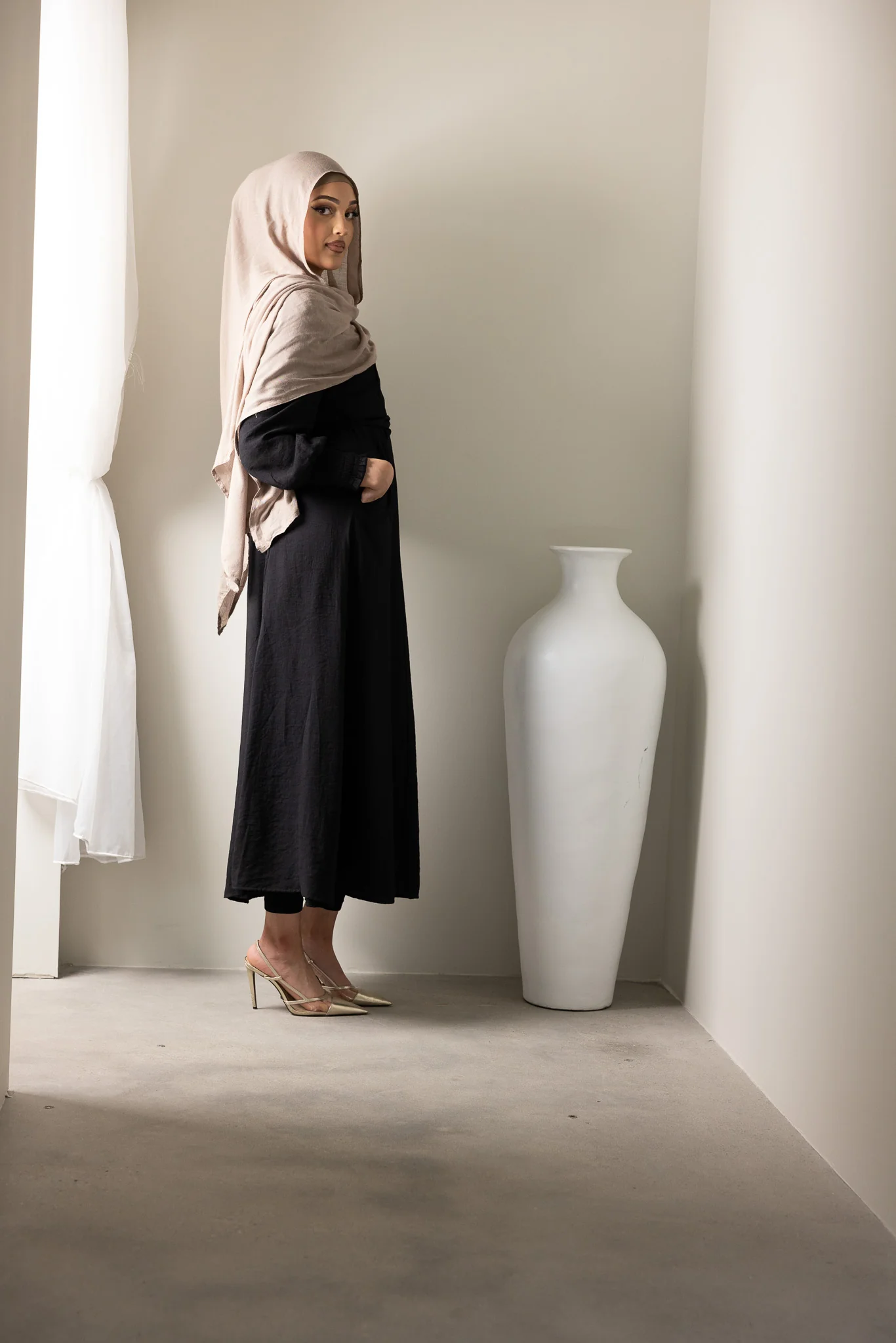 Pin Tuck Maxi Dress - Image 9