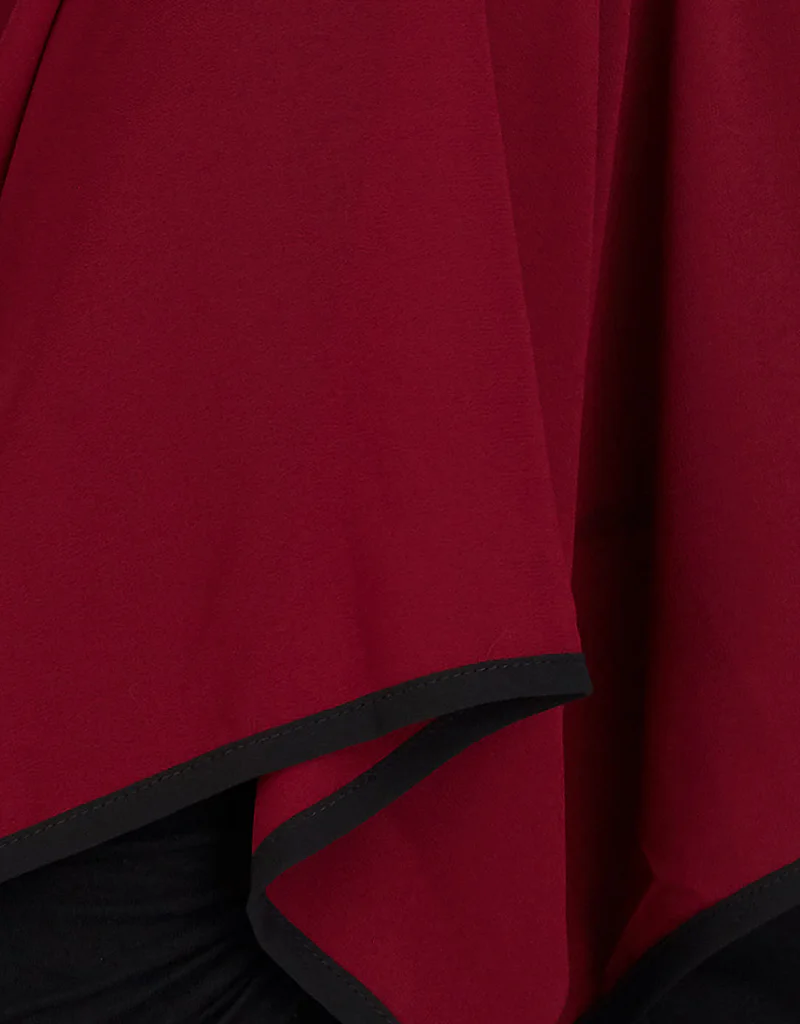 Piping Scarf - Shades of Red - Image 6