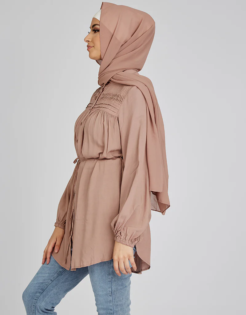 Pleat Top Loop Shirt - Image 16