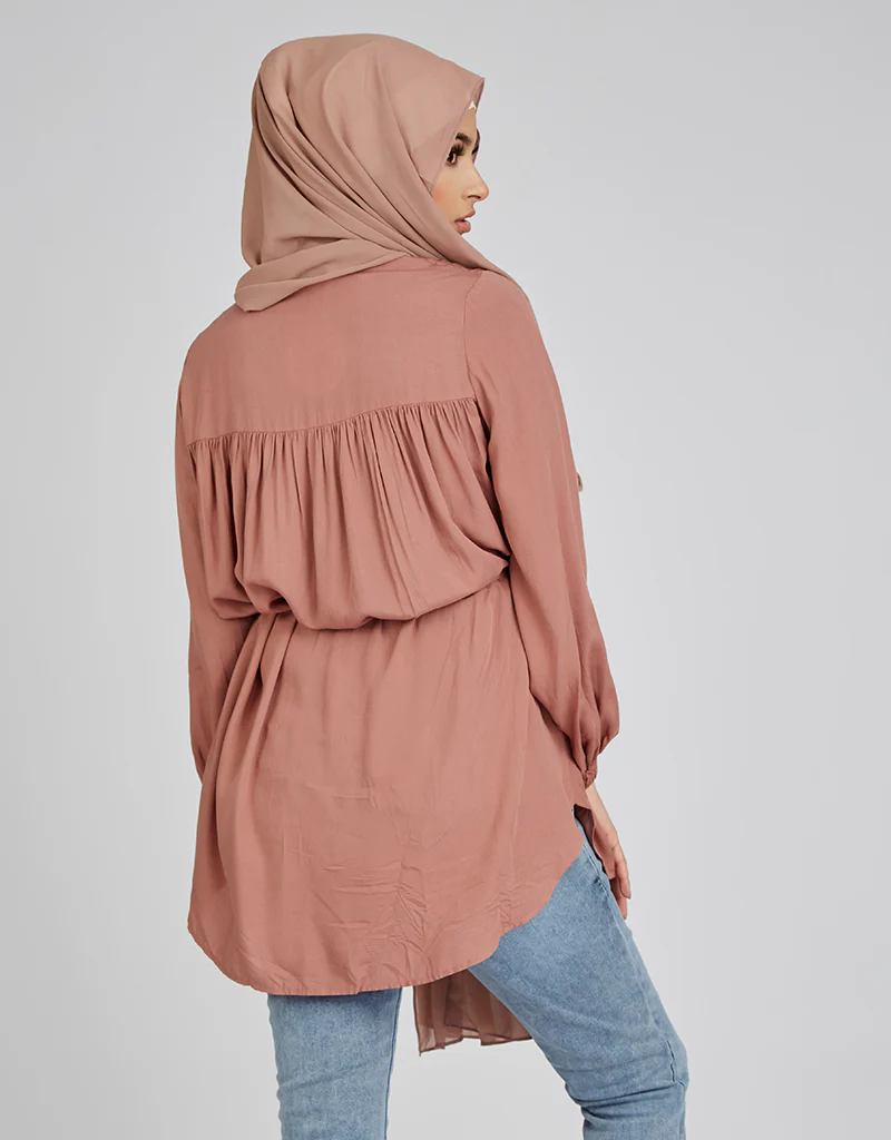 Pleat Top Loop Shirt - Image 6