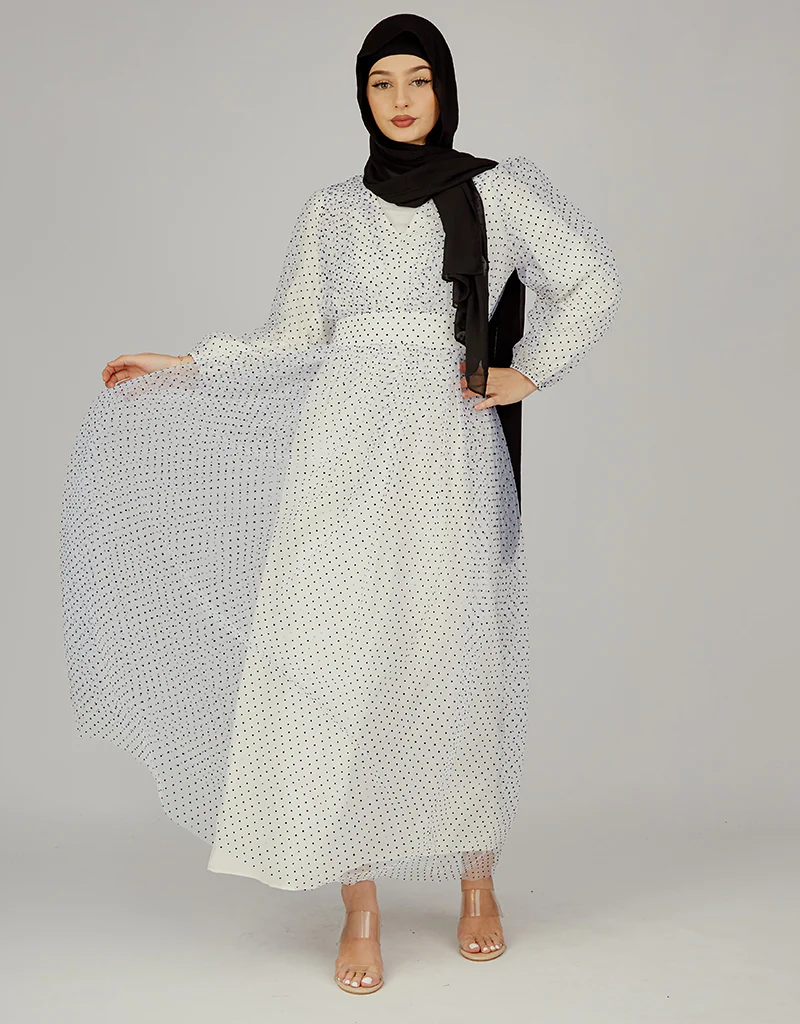 Polka Dot Tulle Dress - Image 8