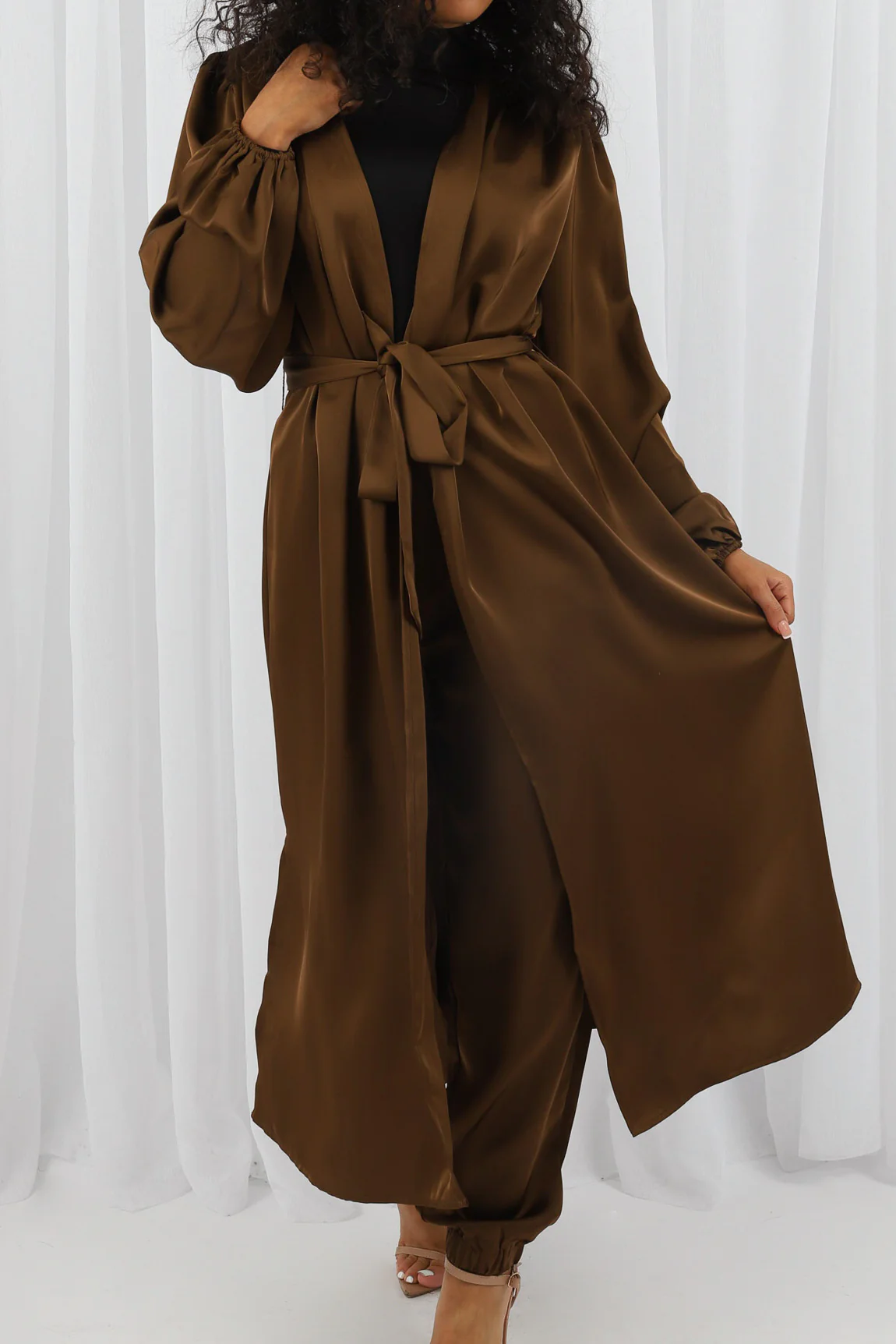 Porsha Satin Cardigan - Image 3