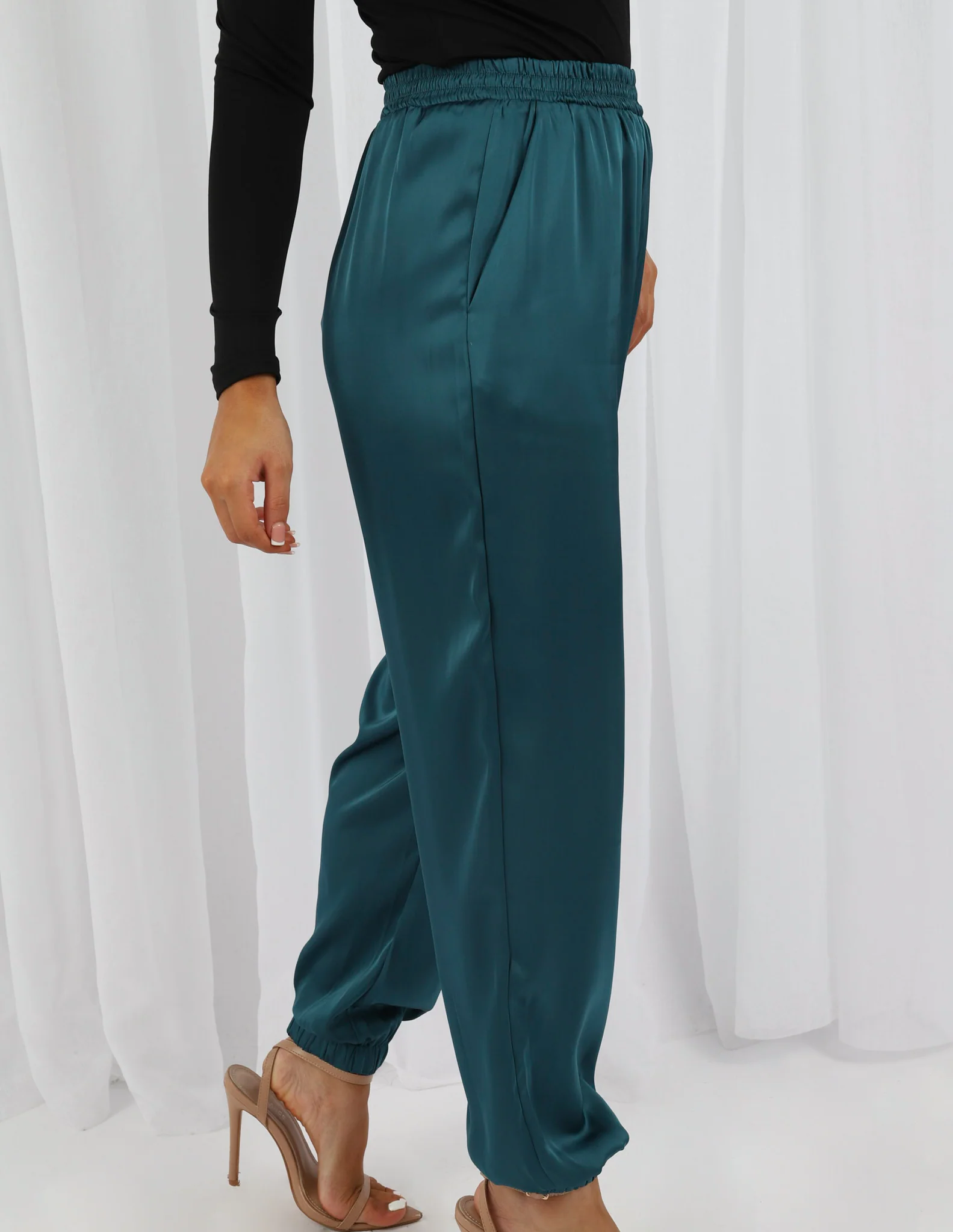 Porsha Satin Chino Pants - Image 6
