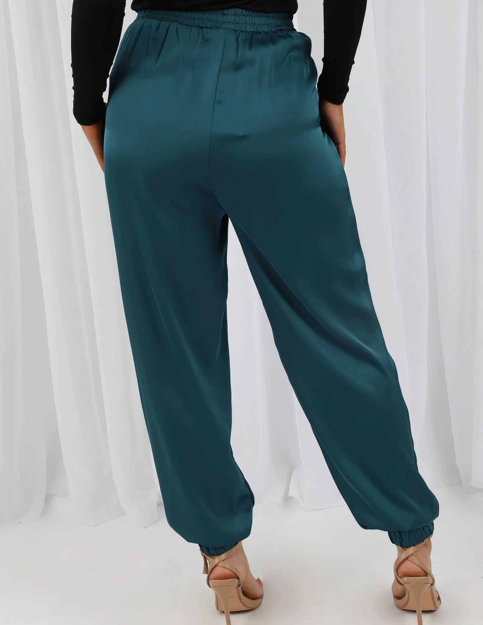 Porsha Satin Chino Pants - Image 7