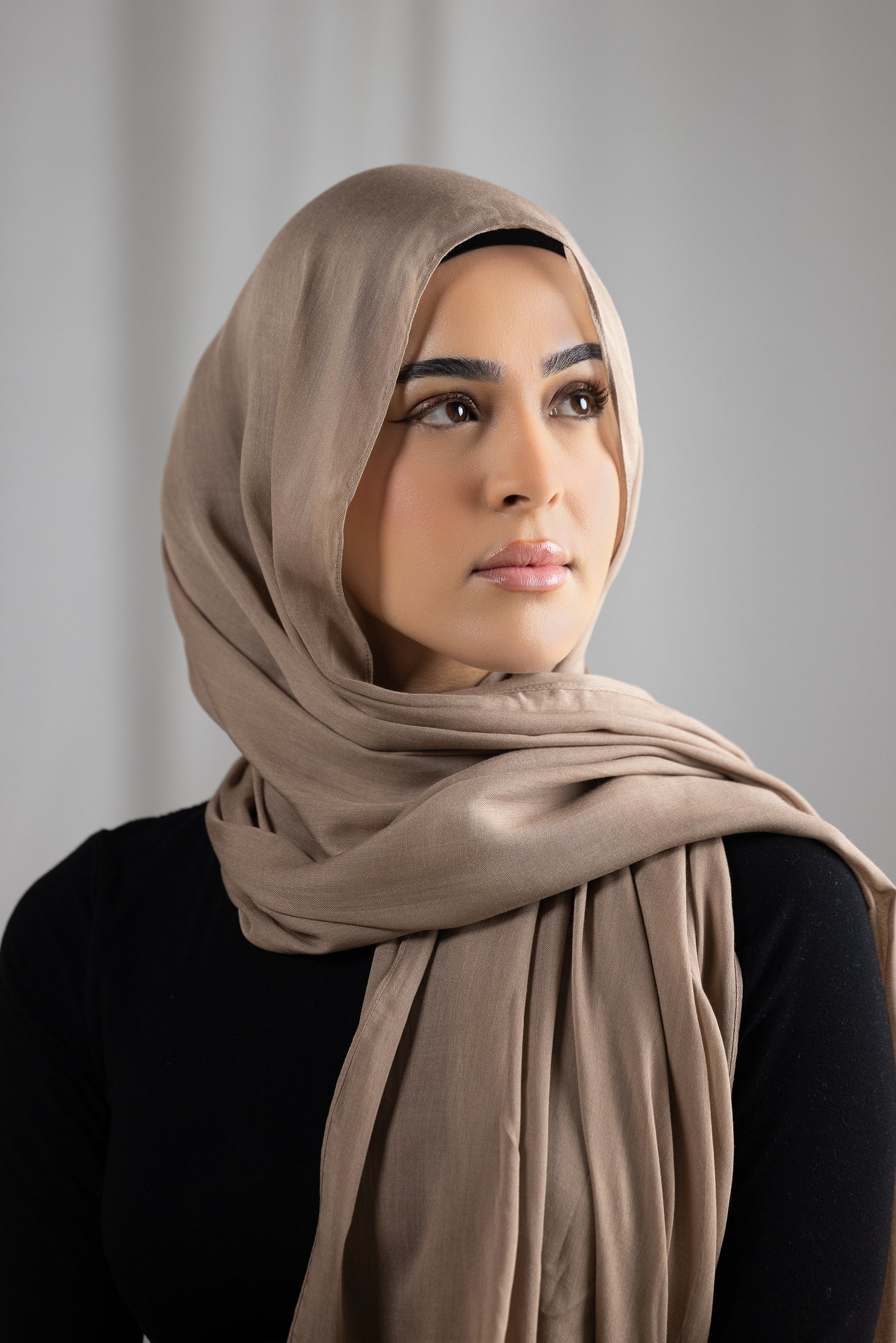 Premium Modal Shawl - Shades of Dark Nude - Image 2