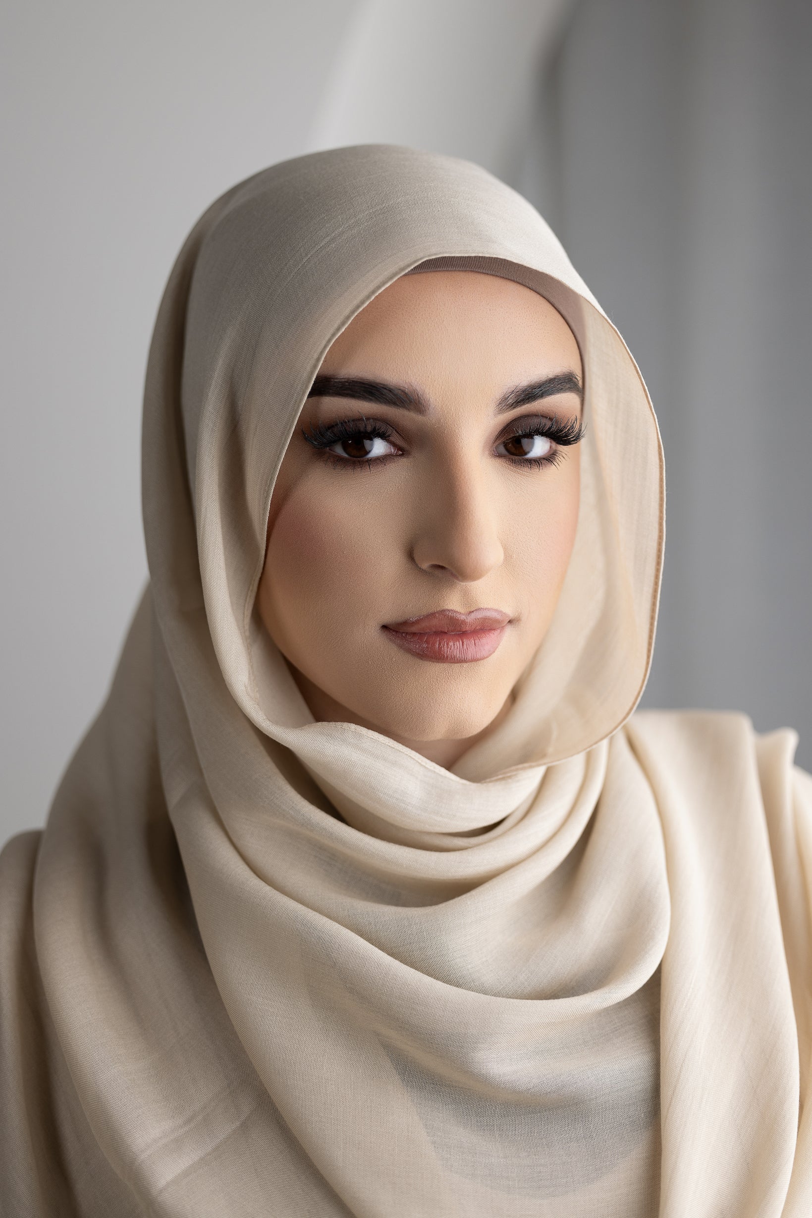 Premium Modal Shawl - Shades of Nude - Image 2