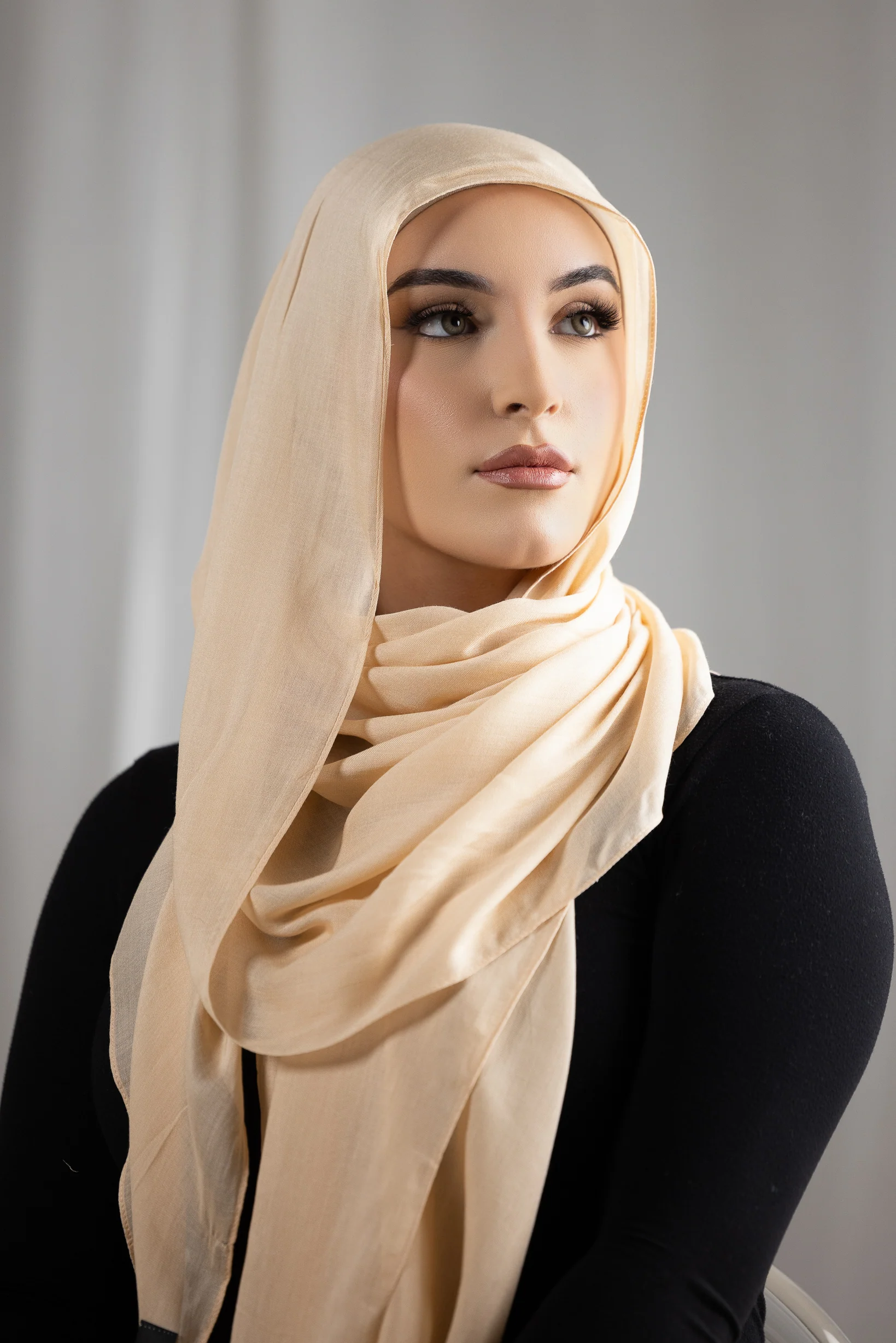 Premium Modal Shawl - Shades of Nude - Image 4