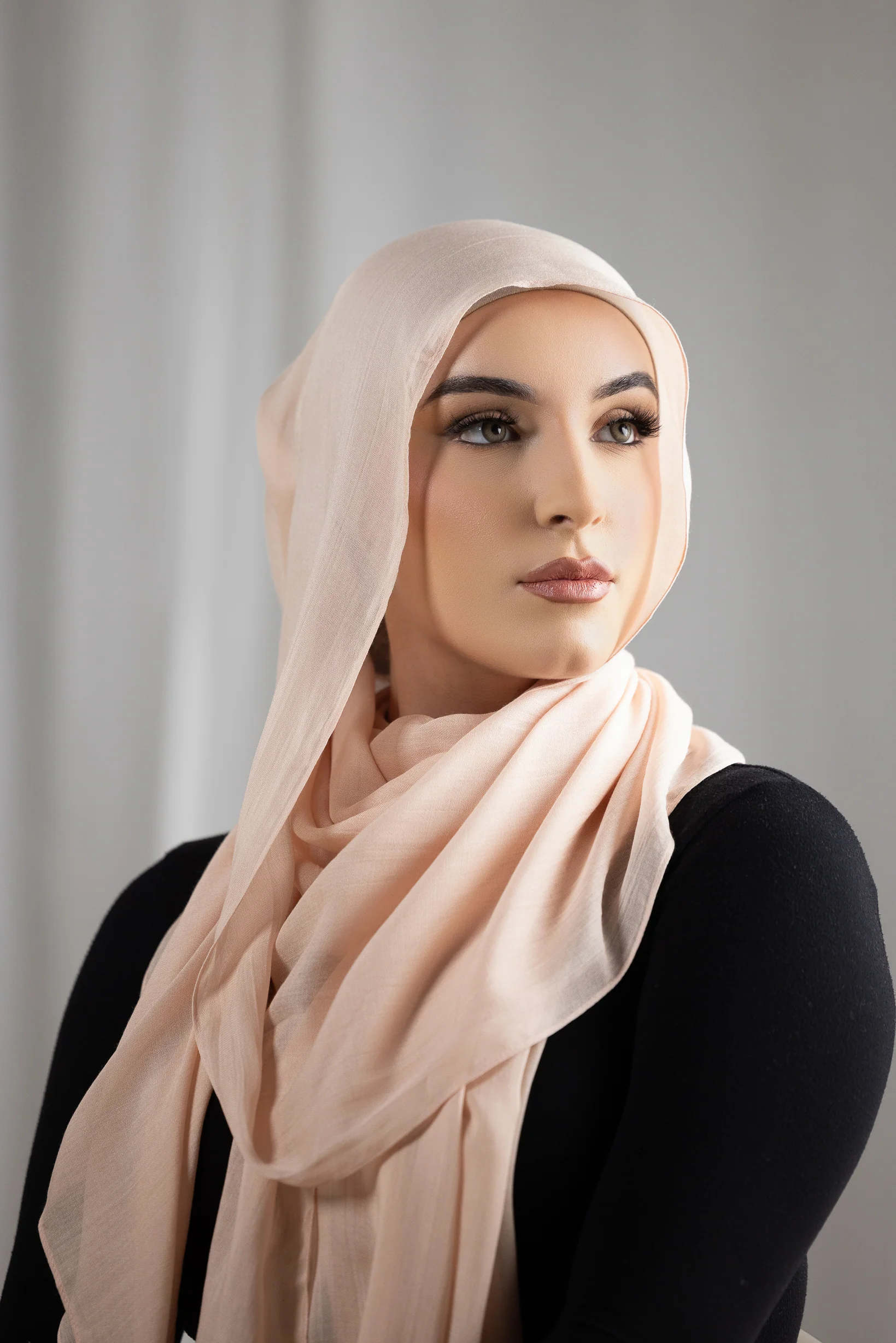 Premium Modal Shawl - Shades of Nude - Image 6