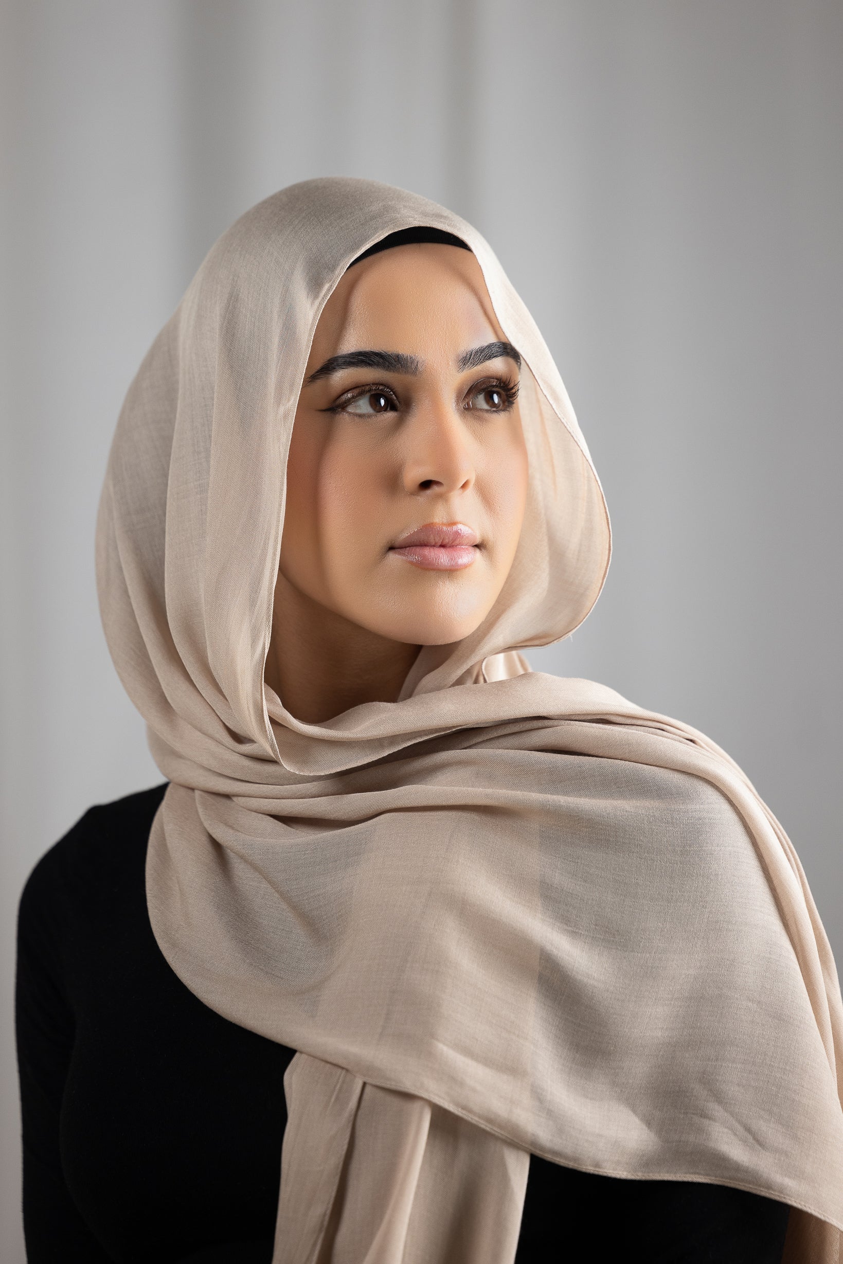 Premium Modal Shawl - Shades of Nude - Image 7