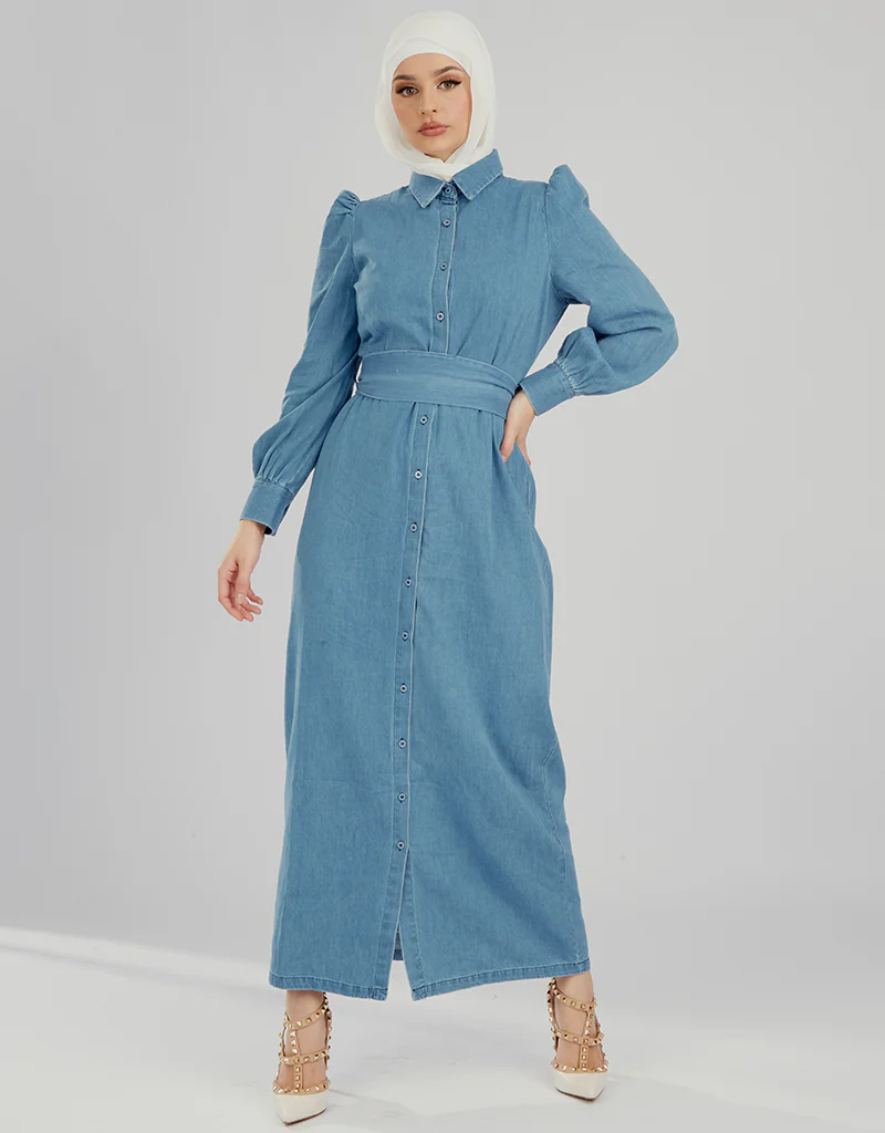 Pristine Denim Dress - Image 4