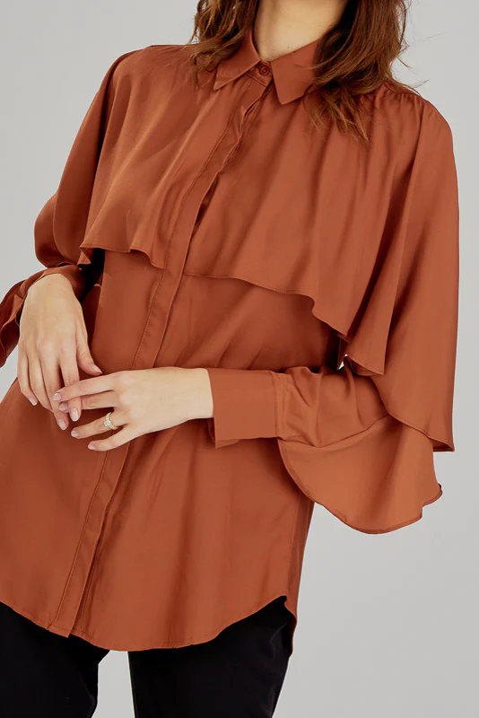Pristine Frill Detail Shirt - Image 2