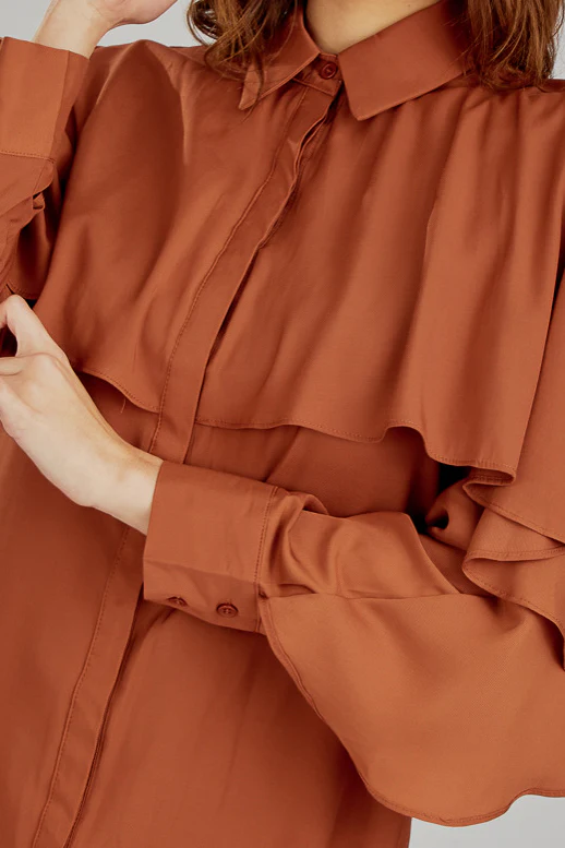 Pristine Frill Detail Shirt - Image 3