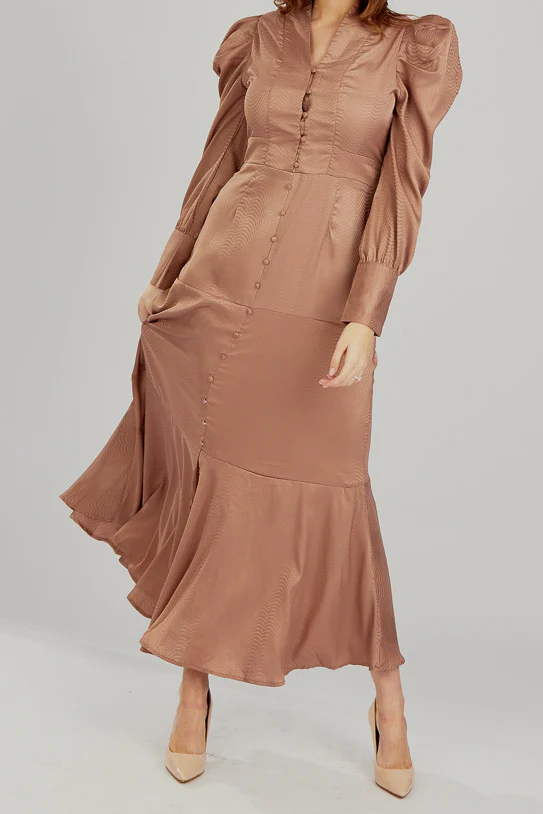 Pristine Puff Sleeve Dress - Image 7