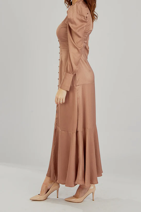 Pristine Puff Sleeve Dress - Image 8