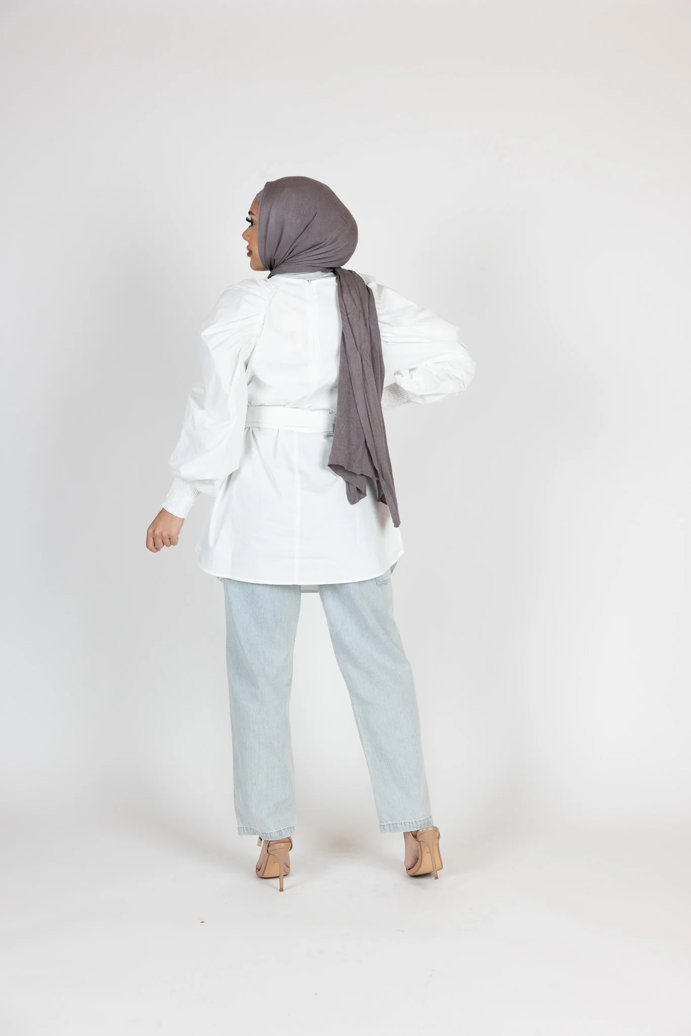 Pristine Tie Loop Blouse - Image 7