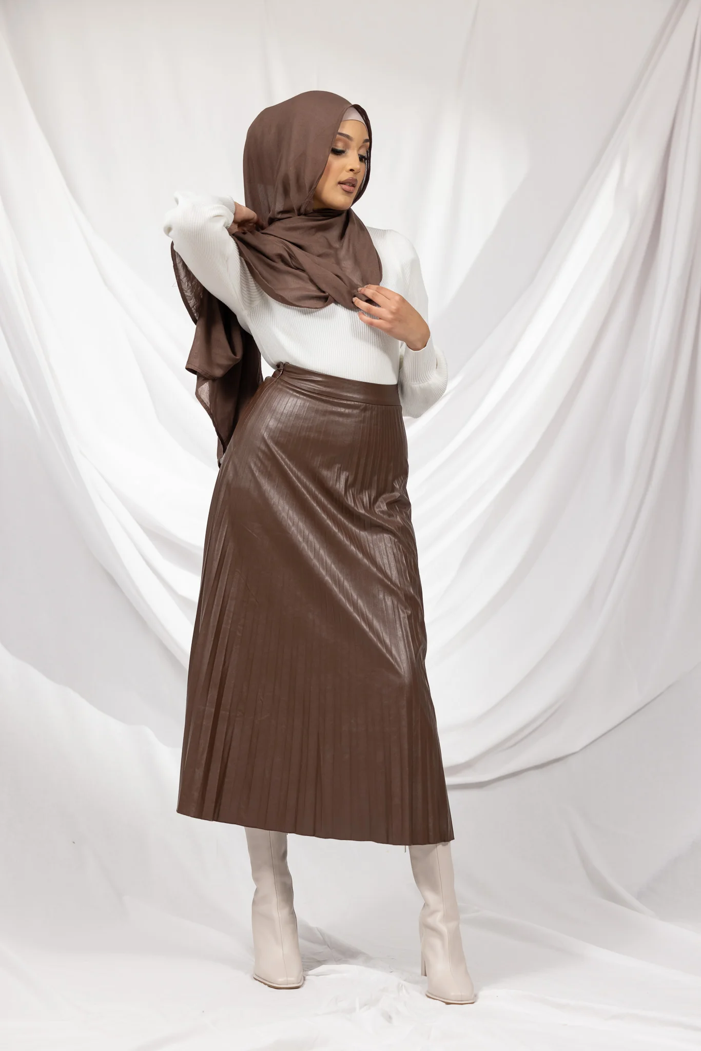 PU Pleated Skirt - Image 10