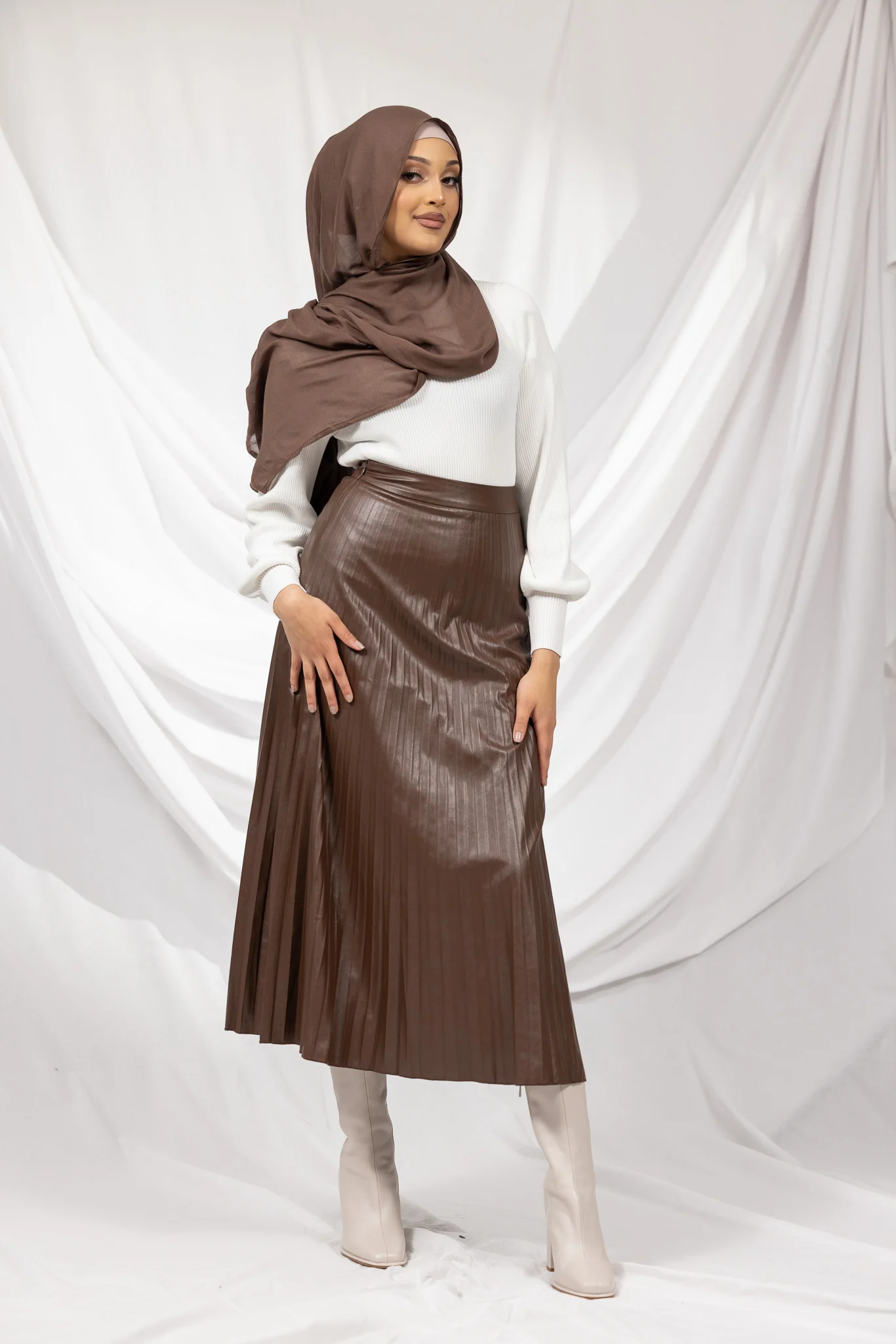PU Pleated Skirt - Image 12