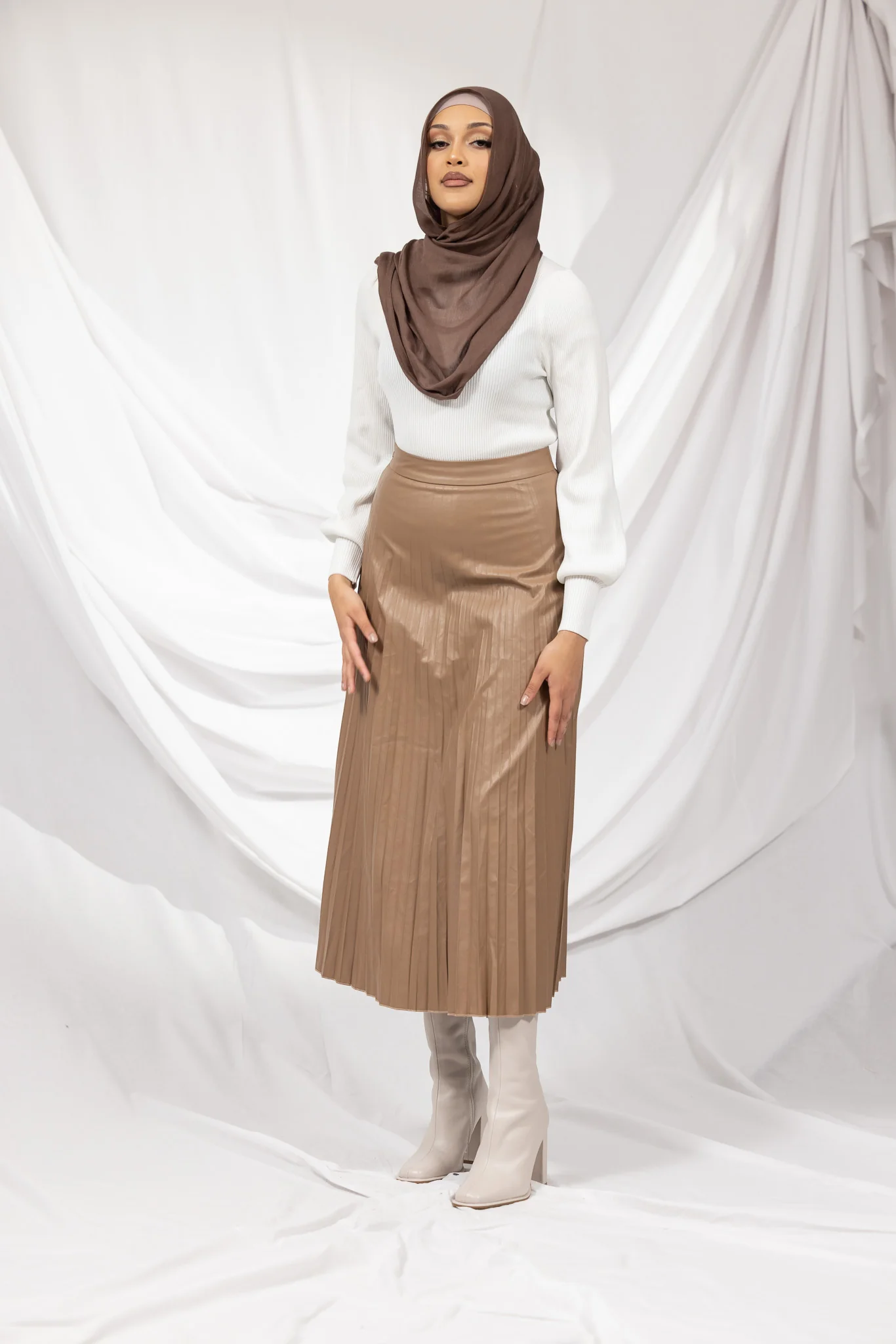 PU Pleated Skirt - Image 6