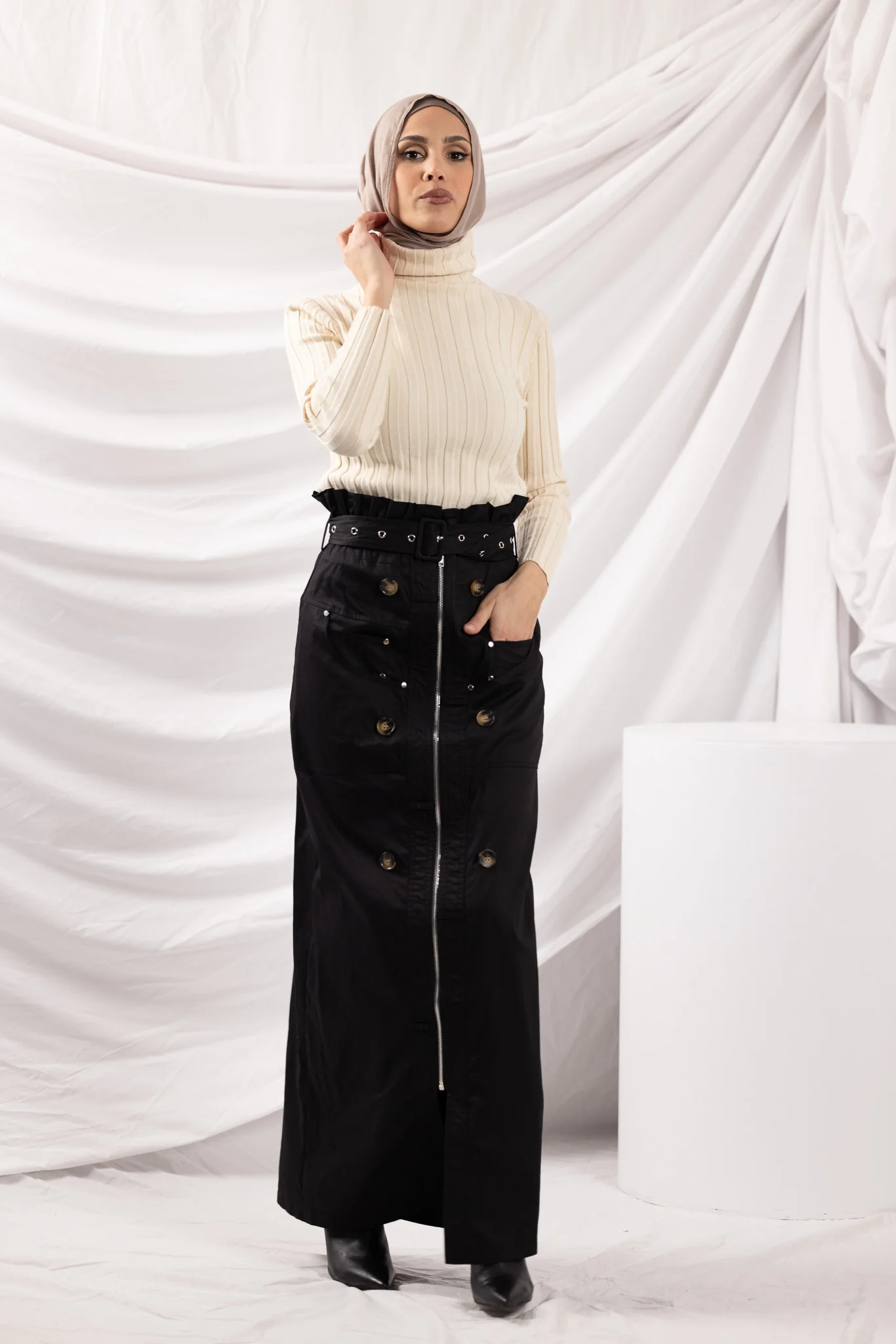 Rafa Detailed Maxi Skirt - Image 10